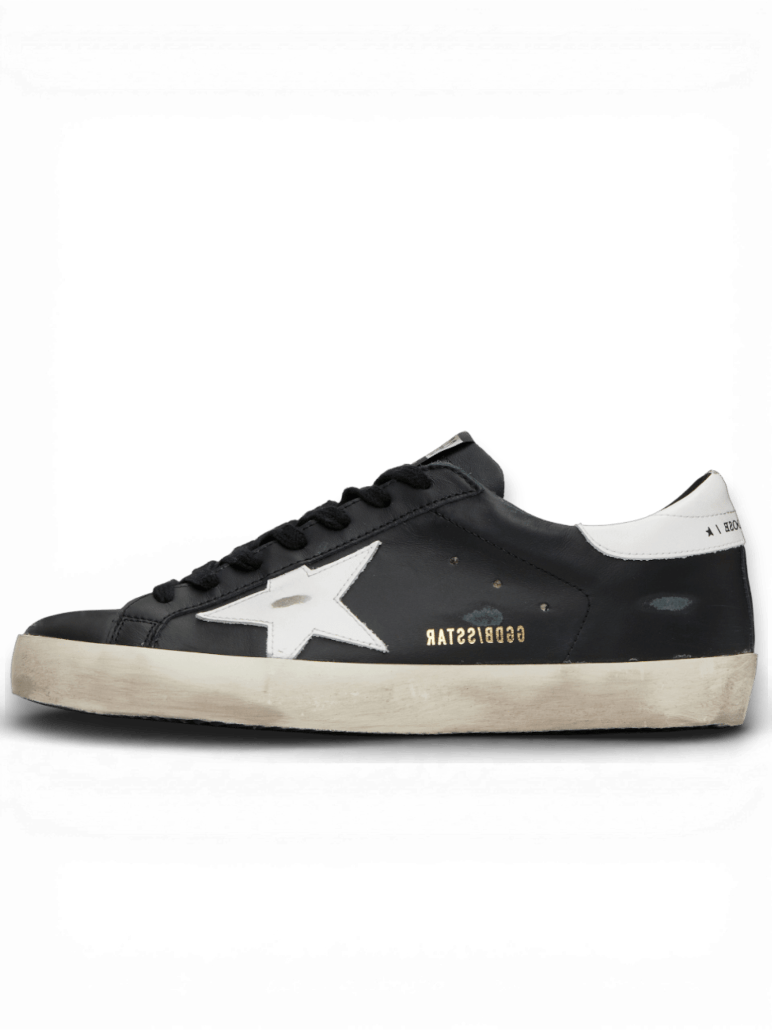 Golden Goose Super-Star Black White SS25