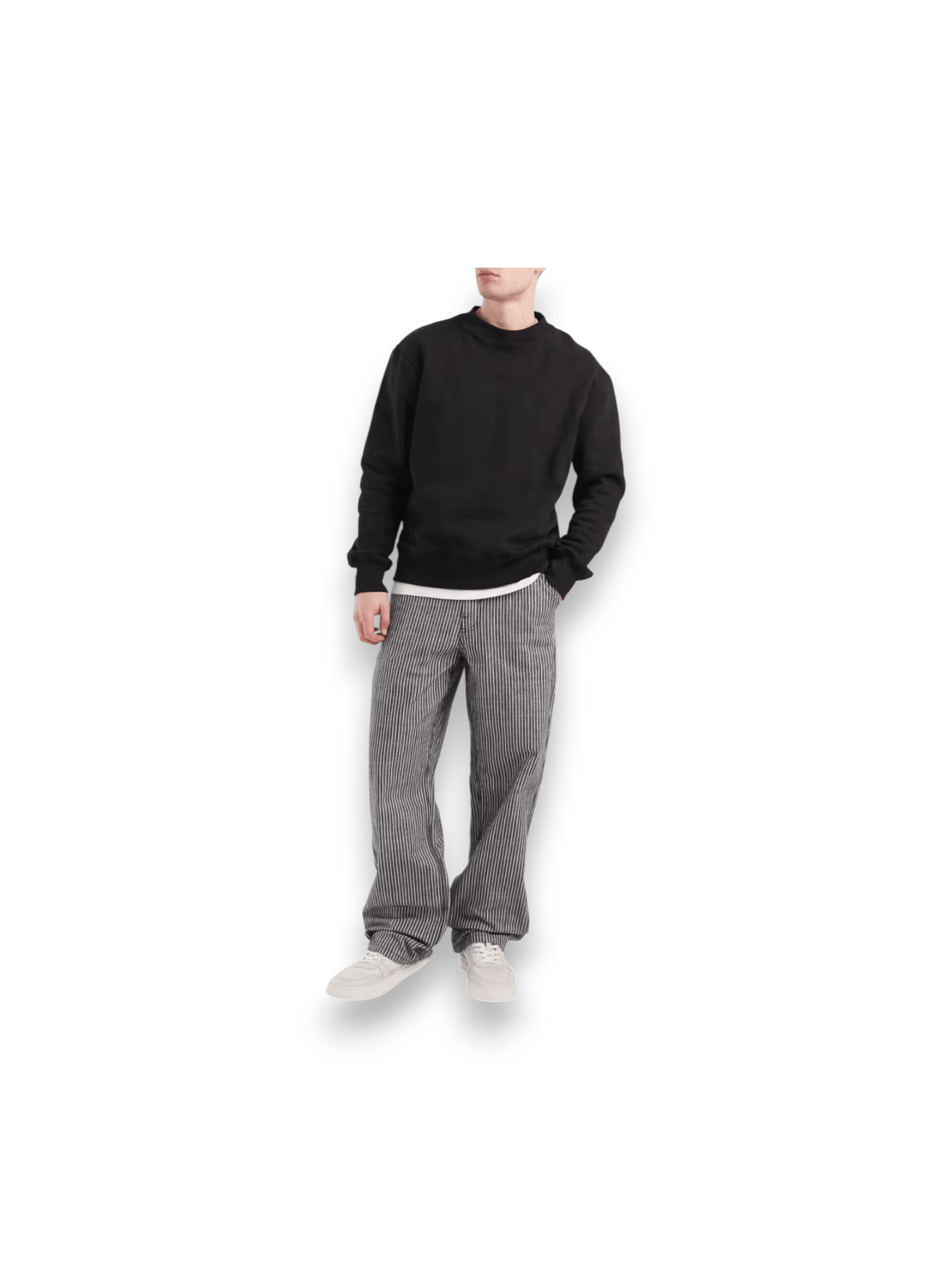 Vans Drill Chore Pants - Loose Tapered Carpenter - Black White