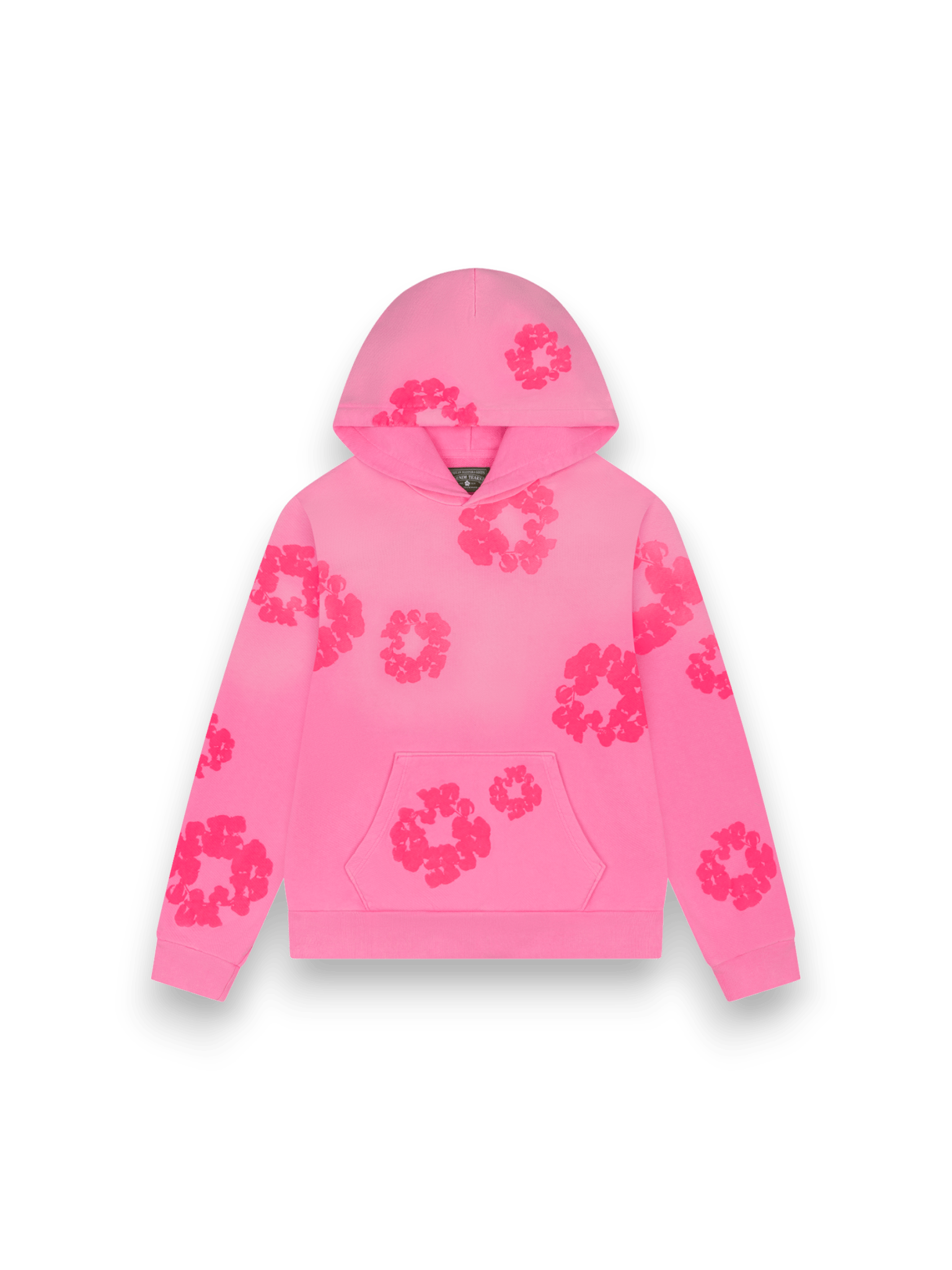 Denim Tears Mono Cotton Wreath Hoodie Pink