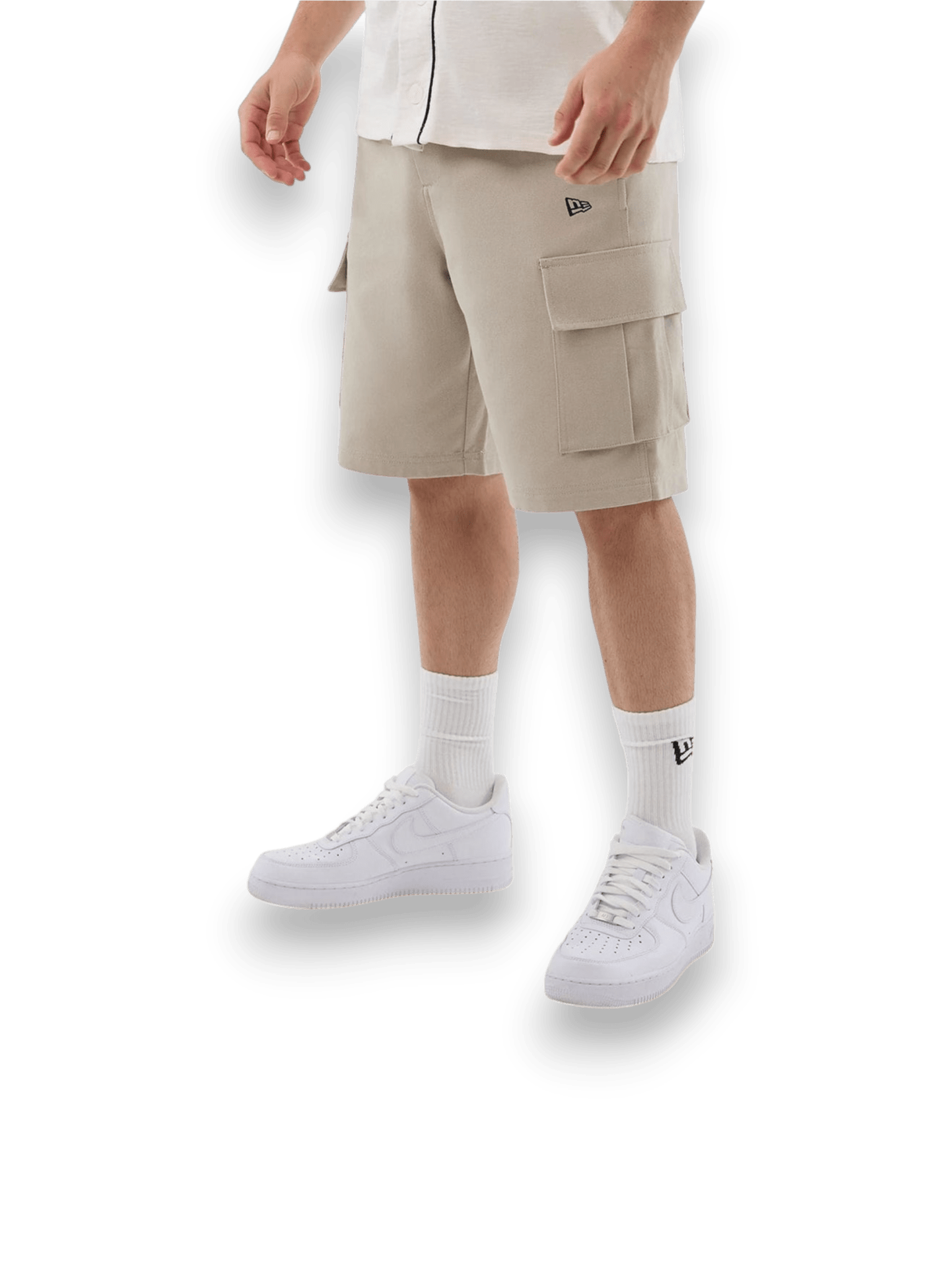 New Era Shorts Cargo Beige