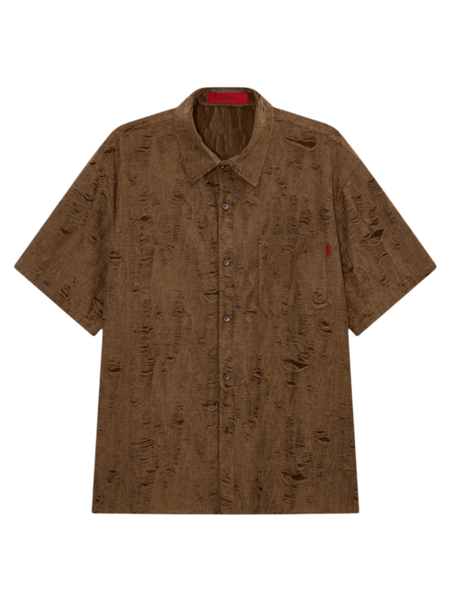 Acupuncture RAT RACE SHIRT S/S BROWN