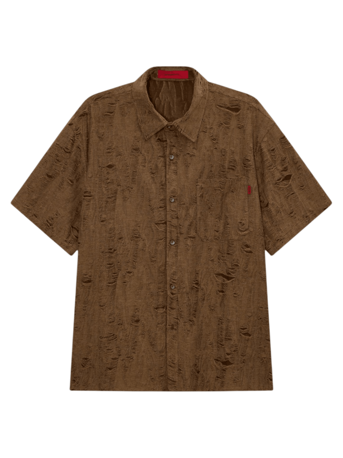 Acupuncture RAT RACE SHIRT S/S BROWN