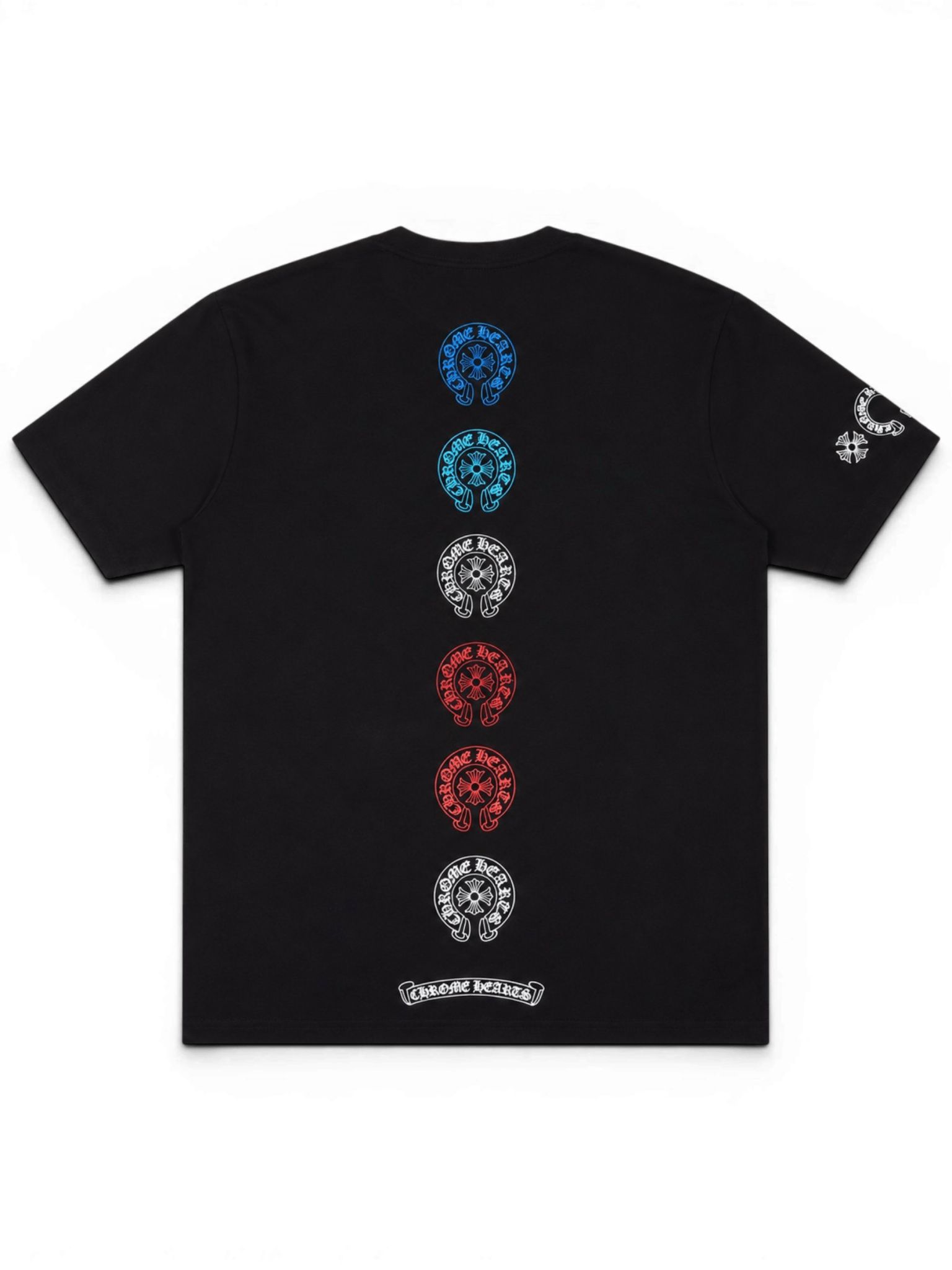 Chrome Hearts USA Gradient Horseshoe T-Shirt 'Black'