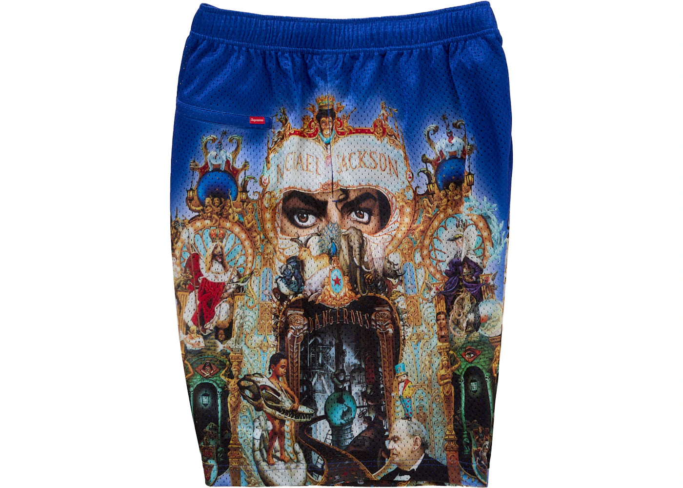 Supreme Michael Jackson Dangerous Mesh Short Royal