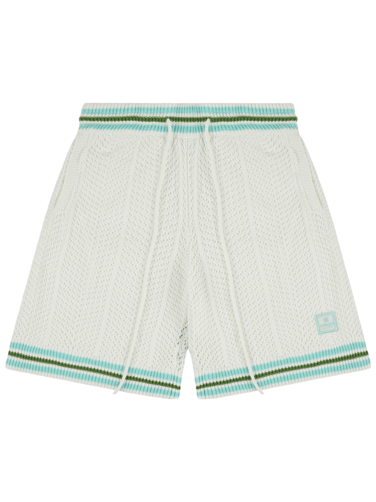 AINKER 802 White Knit Short Pant