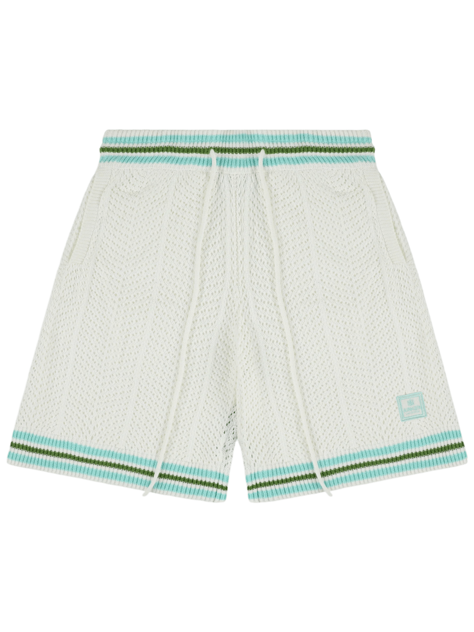 AINKER 802 White Knit Short Pant