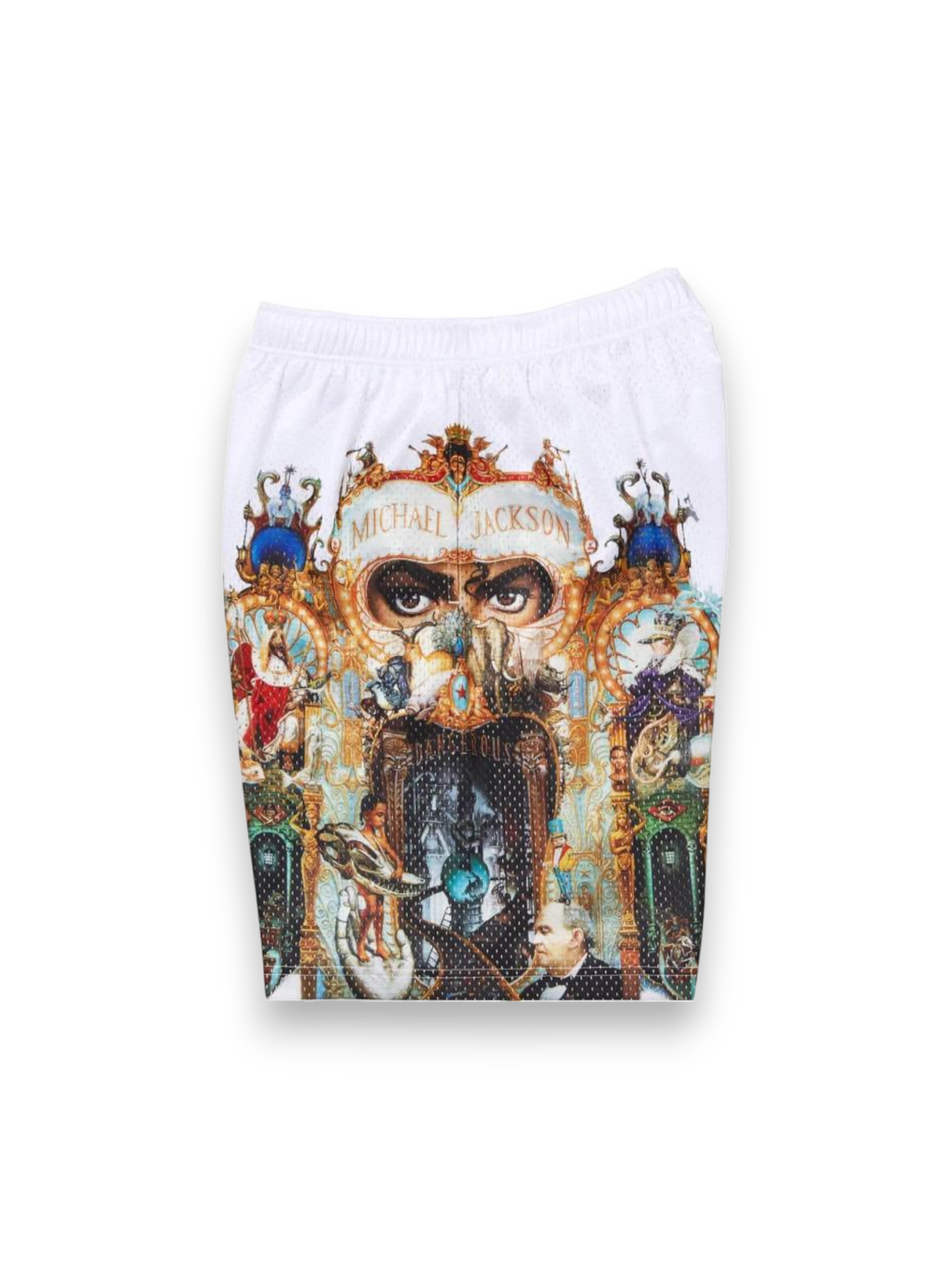 Supreme Michael Jackson Dangerous Mesh Short White