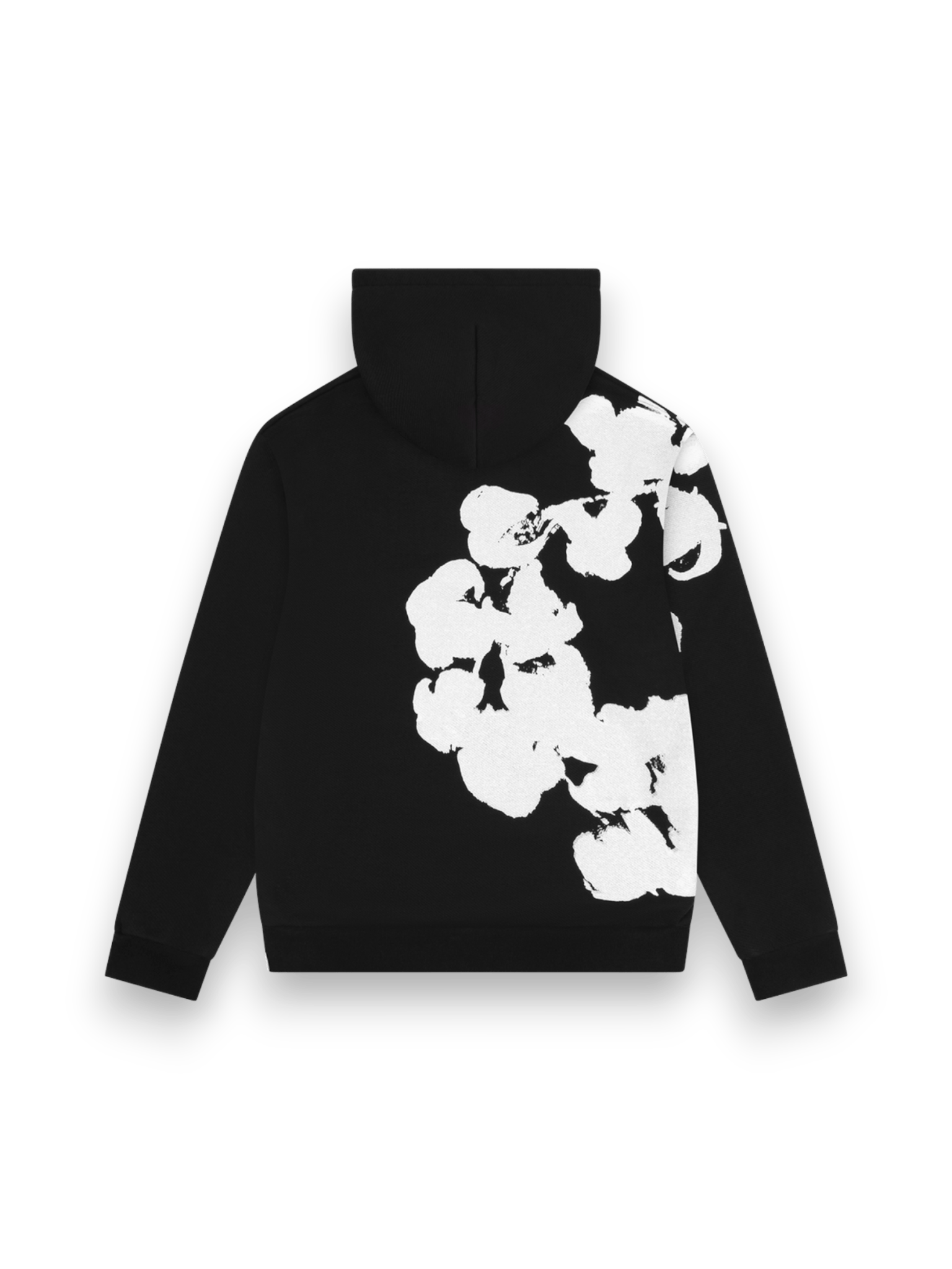Denim Tears Big Cotton Wreath Sweatshirt Black
