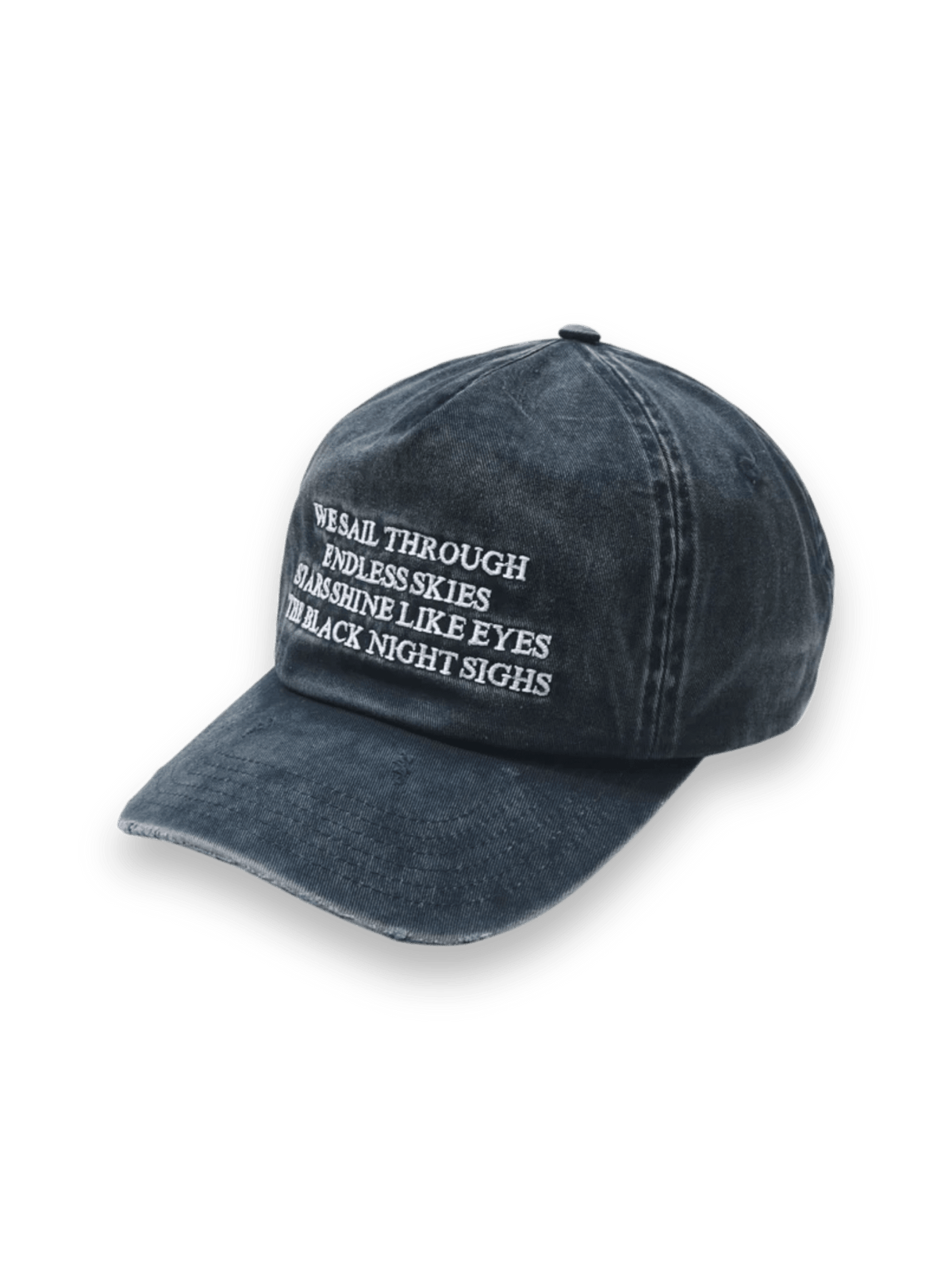 Devà States Distressed Strapback CAP Caravan Washed Blue