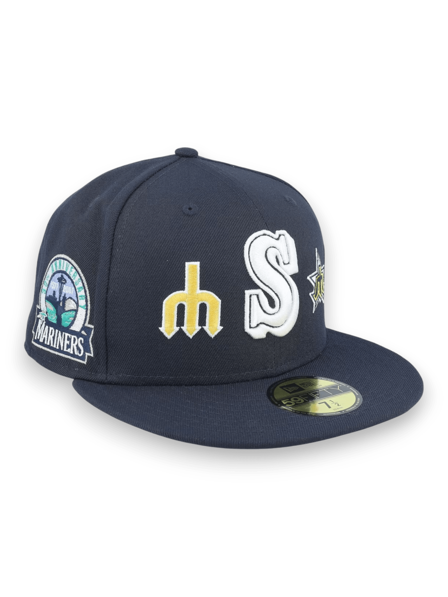 New Era Seattle Mariners MLB Cooperstown Patch 59FIFTY Navy Fitted