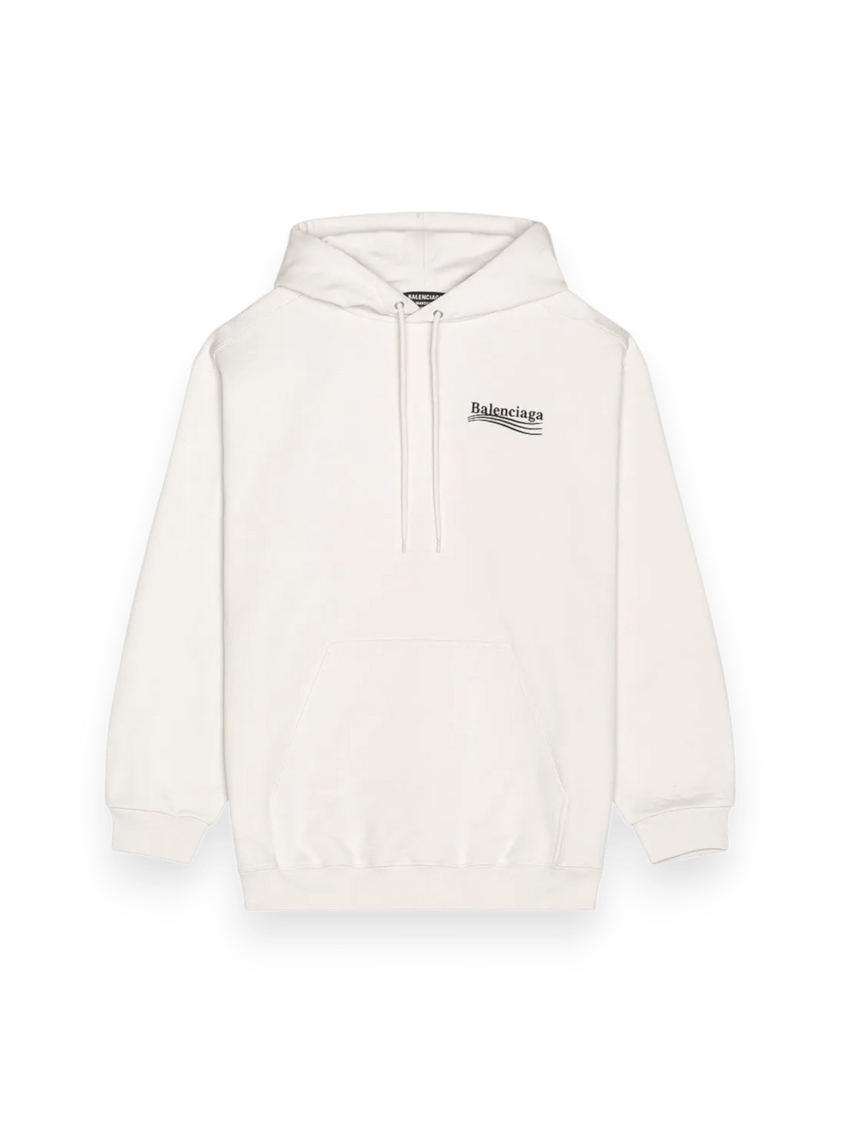 Balenciaga Hoodie Political Dirty White