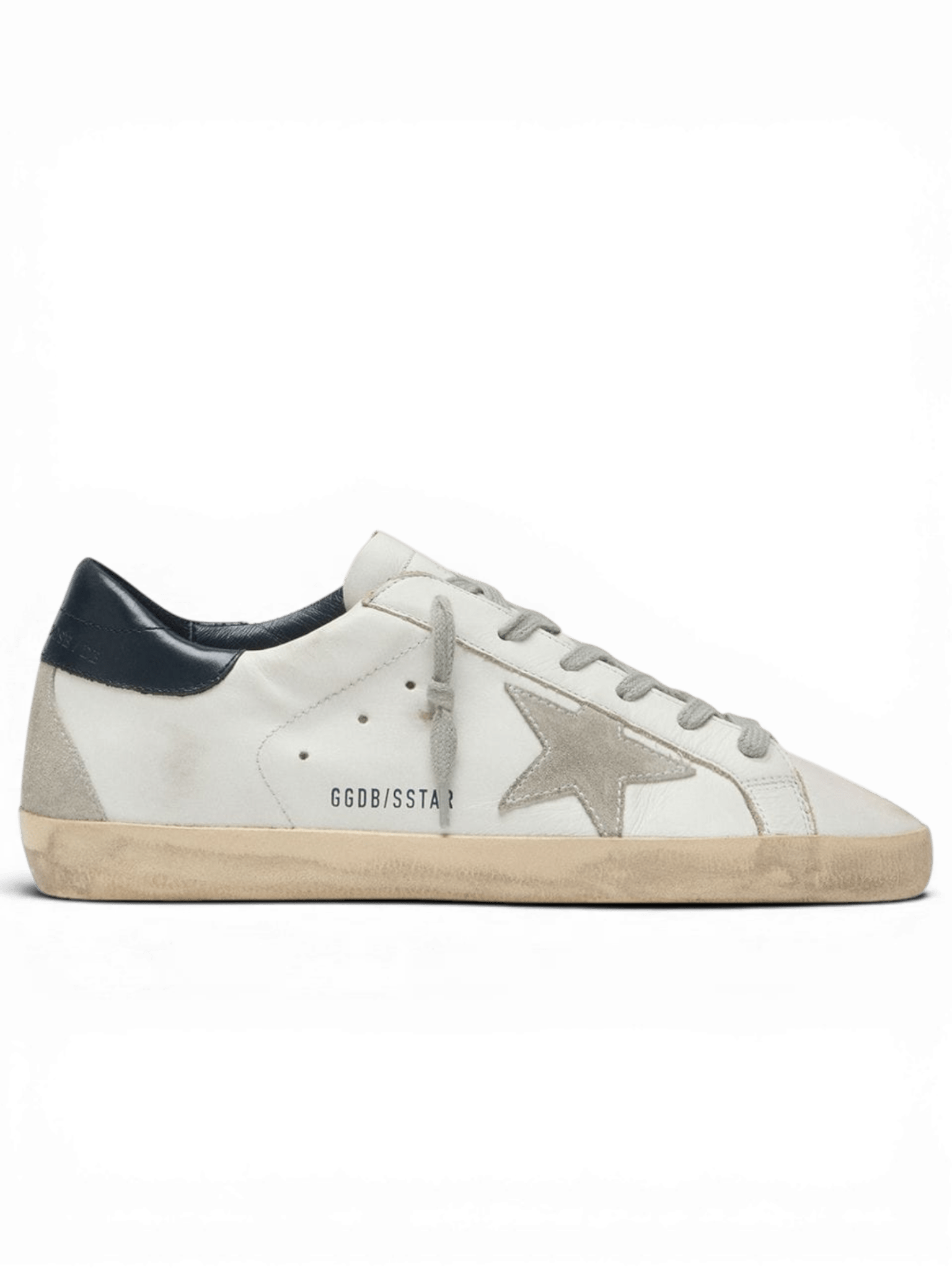 Golden Goose Super-Star Suede Star And Heel Night Blue