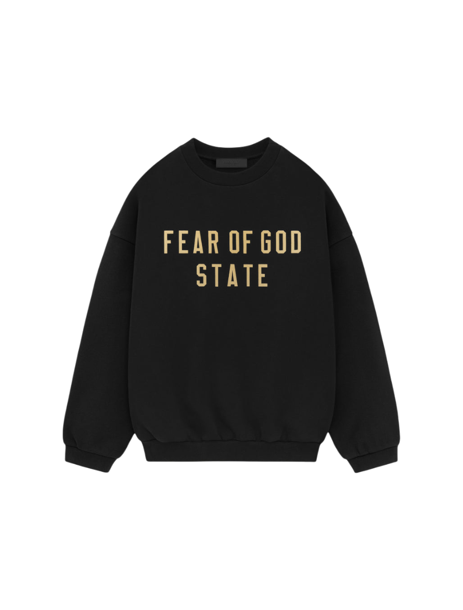 Fear of God Essentials Fleece III Crewneck Black