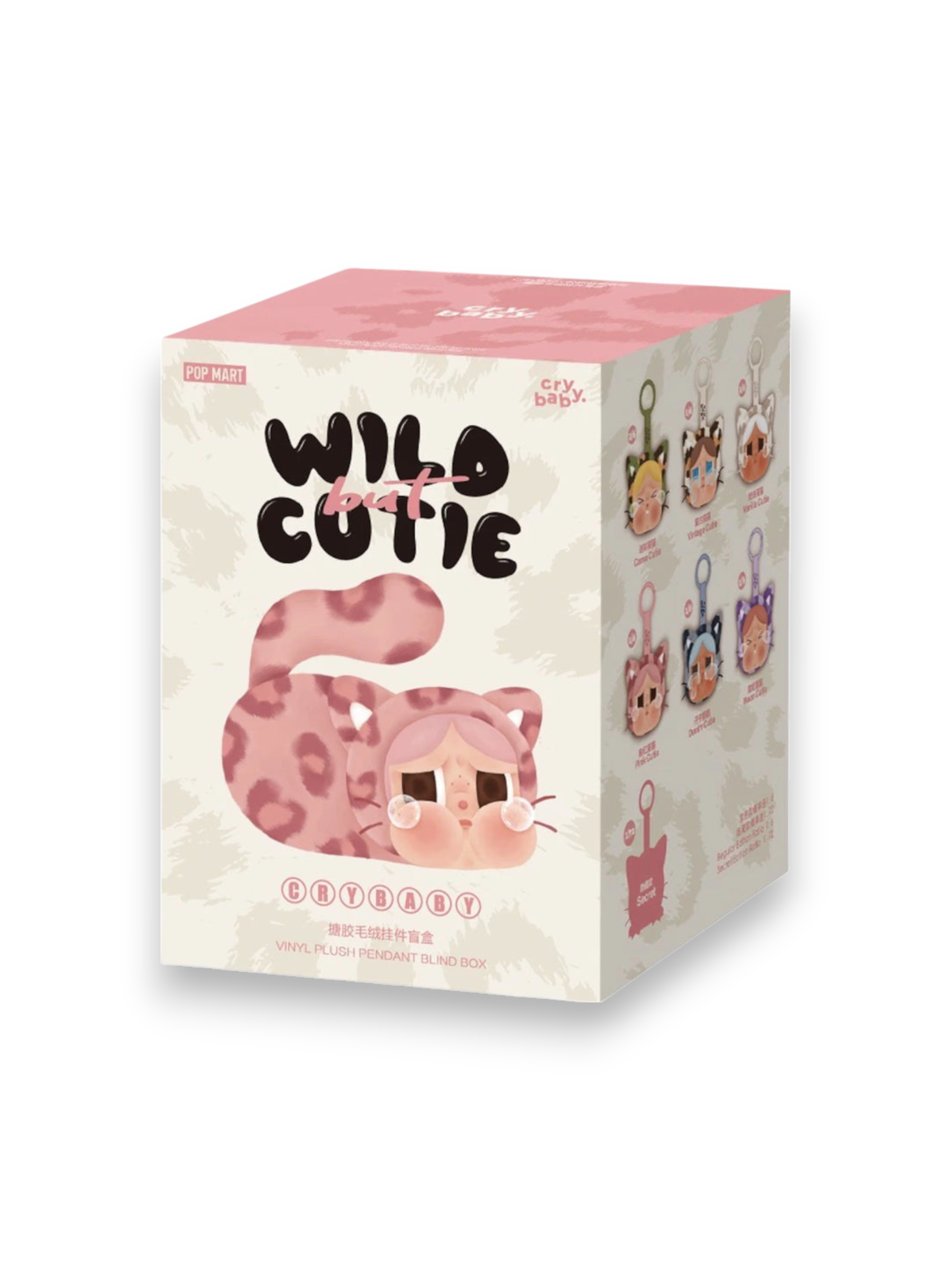 Pop Mart CRYBABY Wild but Cutie Series Vinyl Plush Pendant Single Blind Box