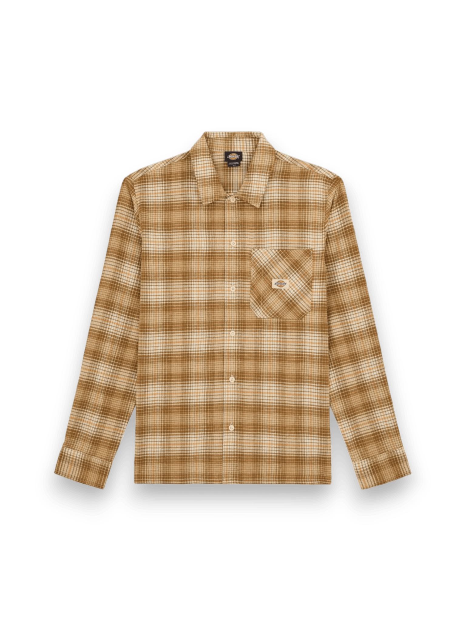 DICKIES FOREST CHECK SHIRT WOOD ASH