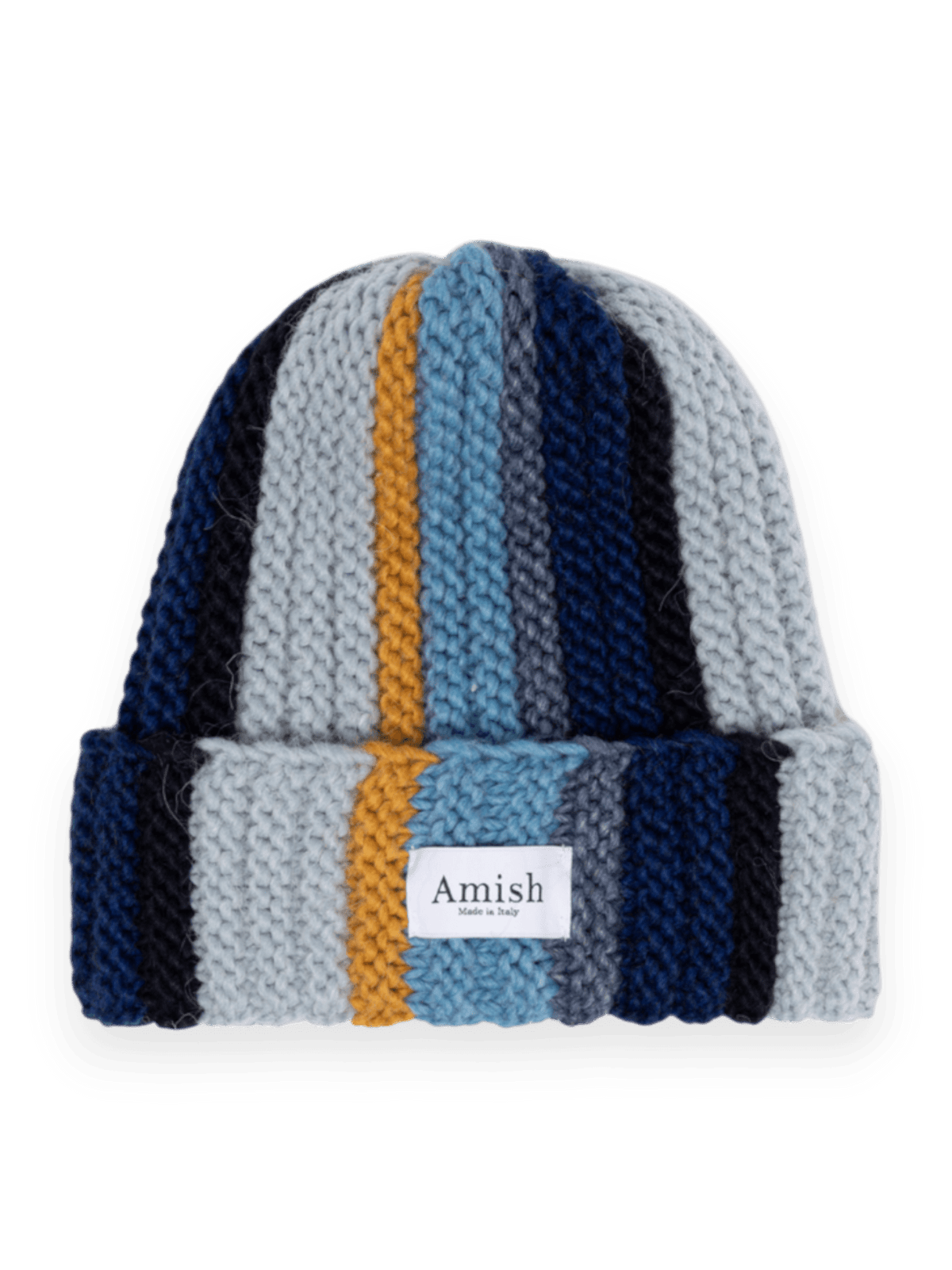 Amish Nomad Beanie Hat Blue Mix