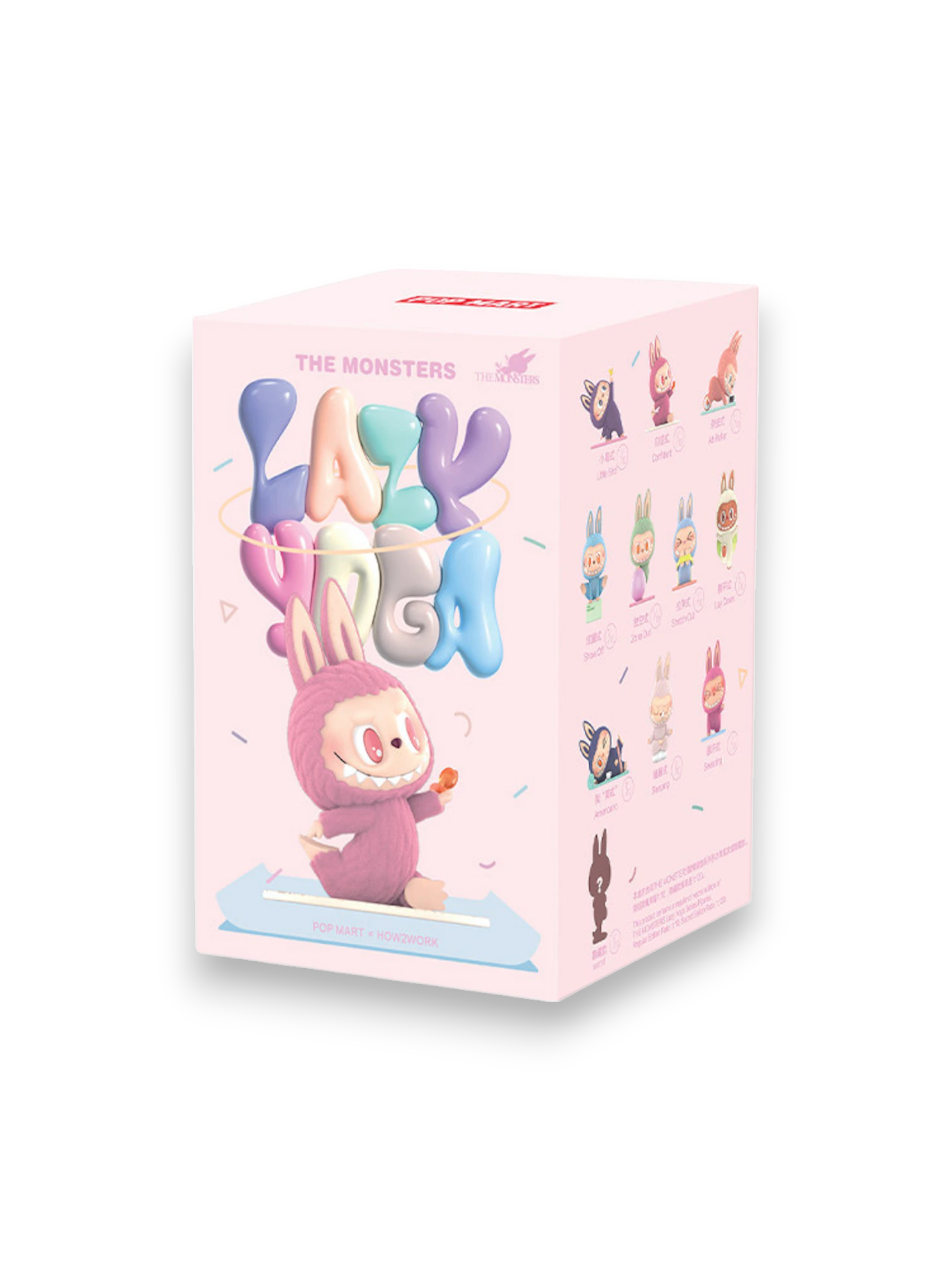 Pop Mart Labubu The Monsters Lazy Yoga Series Figures Single Blind Box