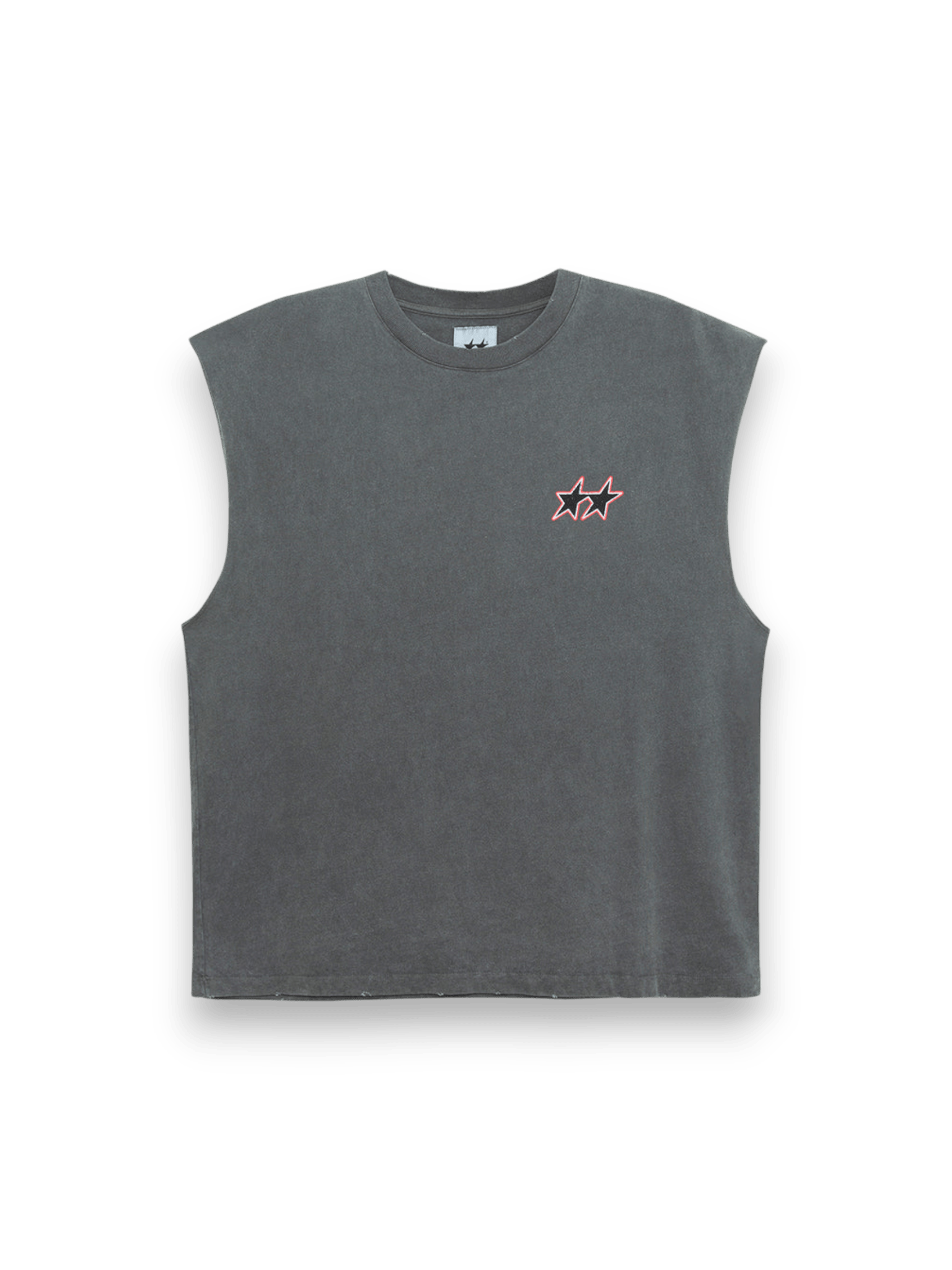 Twojeys Sleeveless Varsity Tee Ash