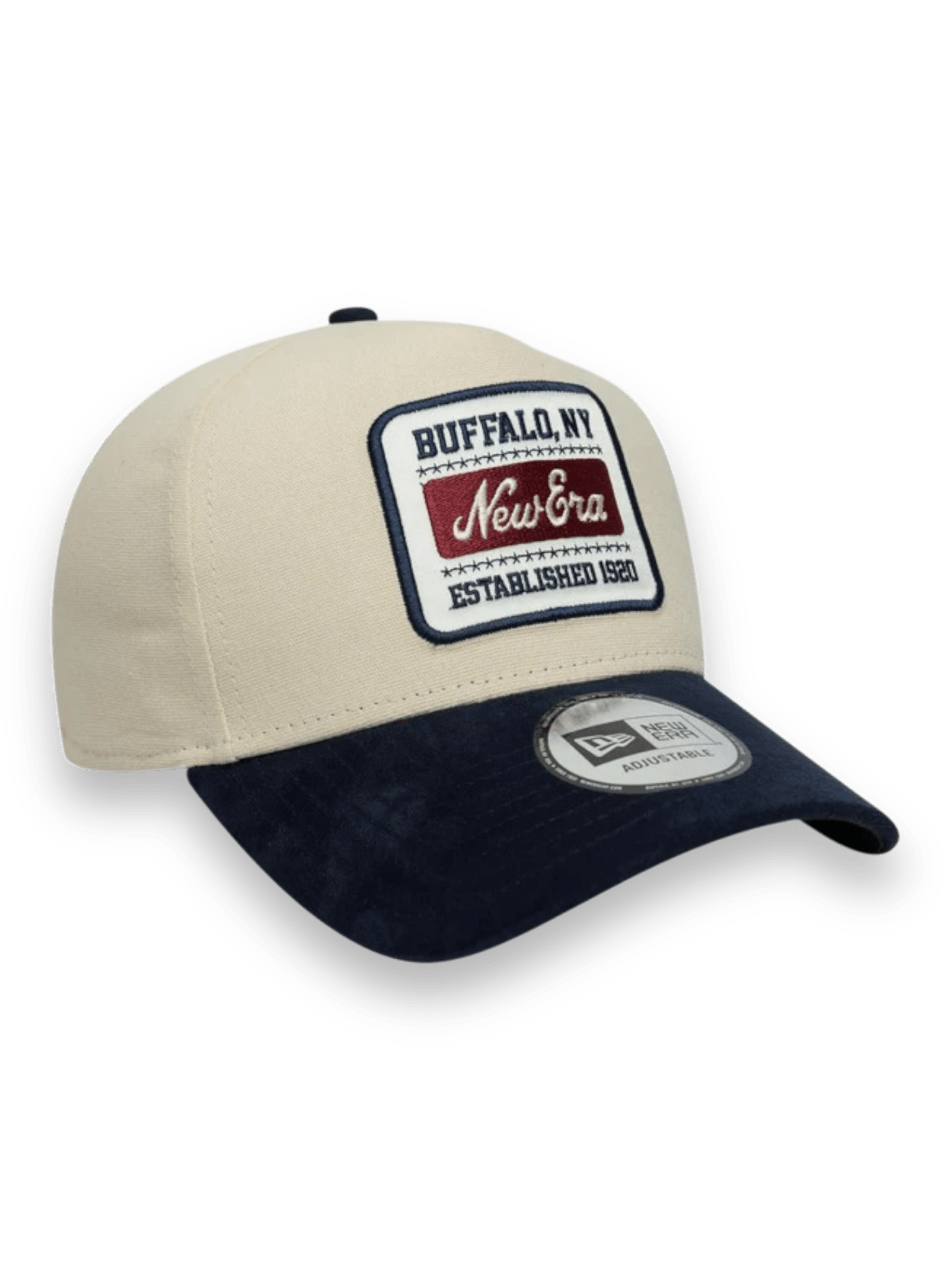 New Era 9FORTY E-Frame New Era Patch Suede Crema