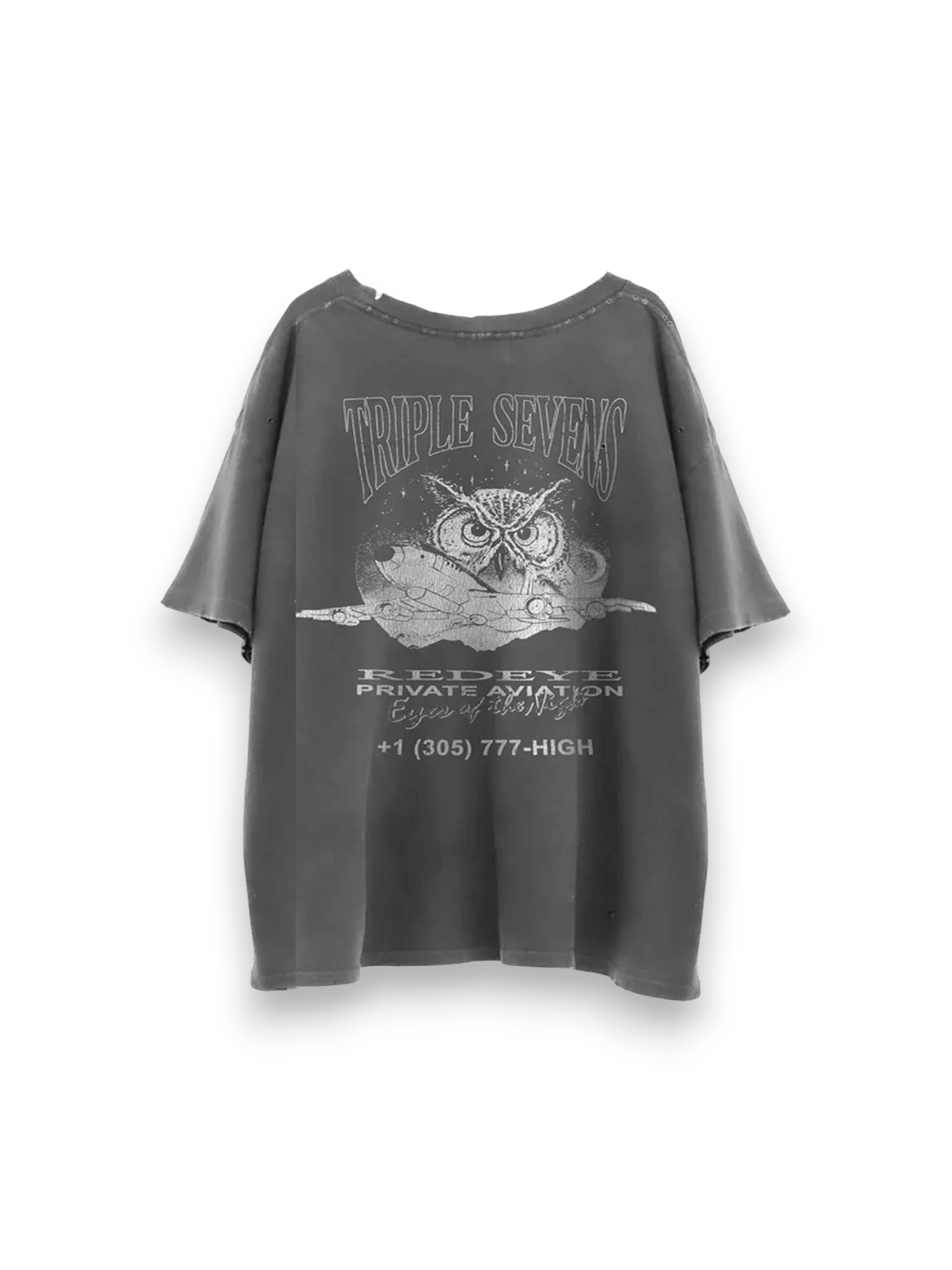 Triple Sevens Night Owl Tee Black