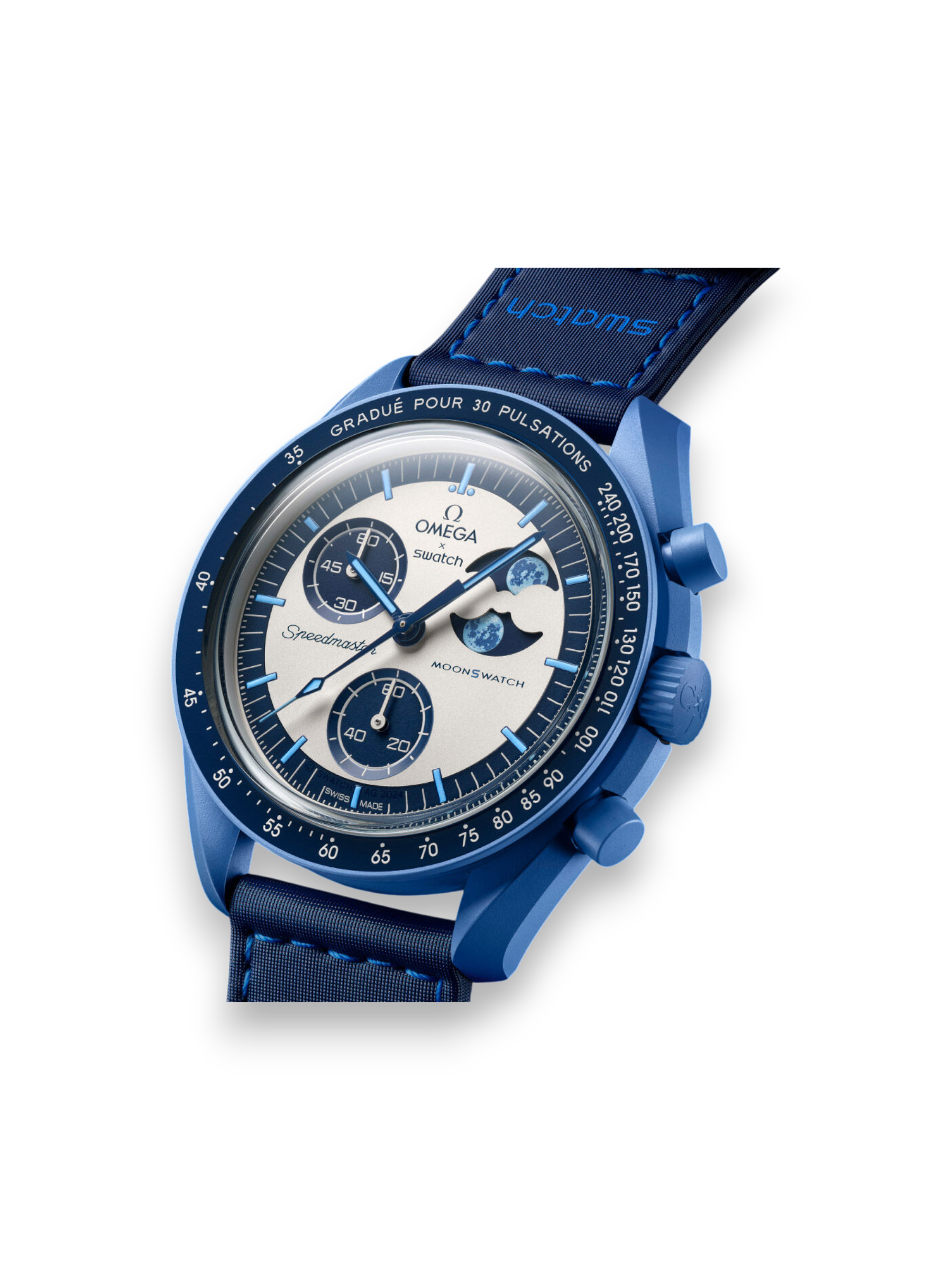 Omega x Swatch Mission to the super blue moonphase