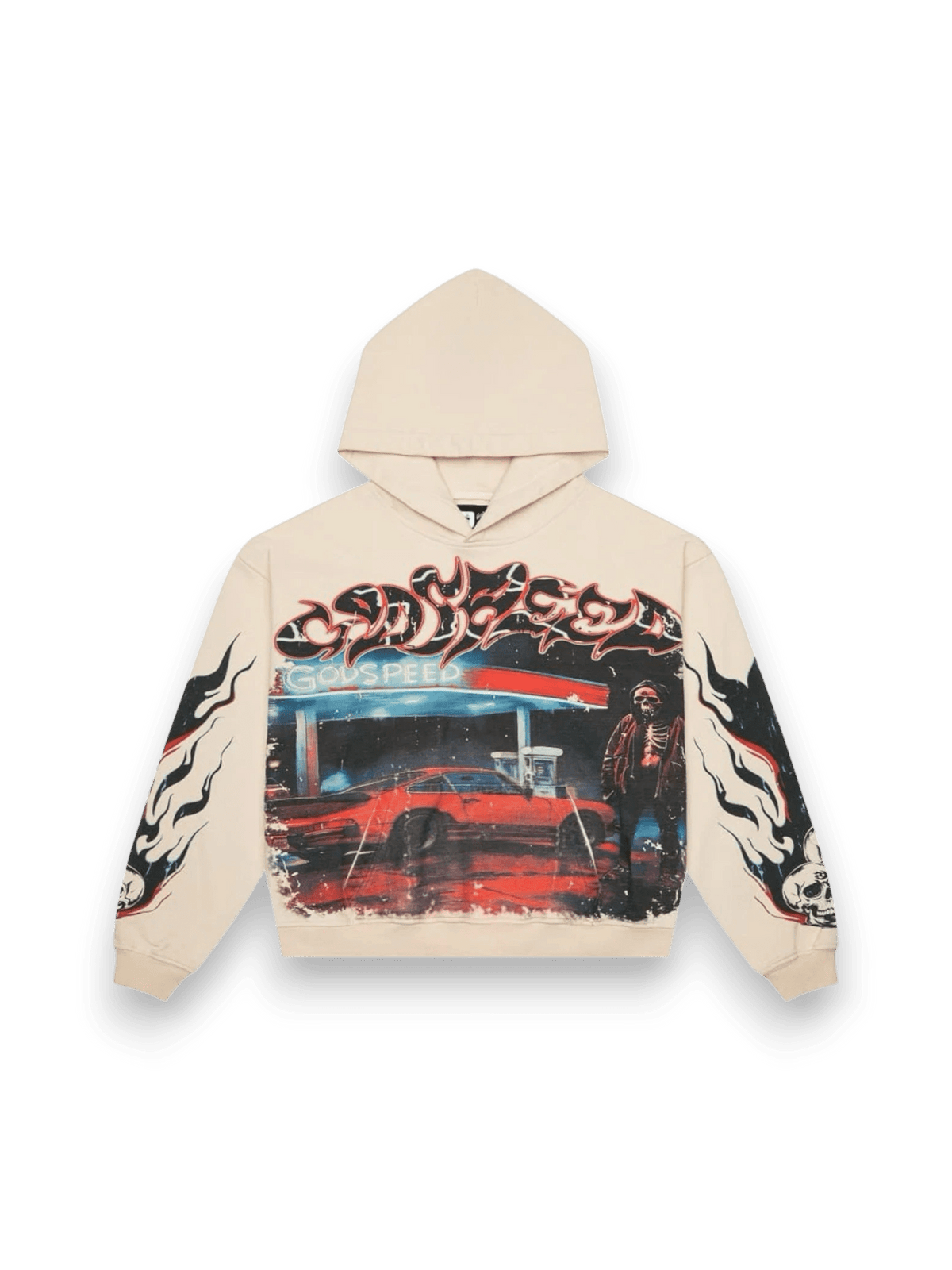 Godspeed Pitstop Hoodie Bone