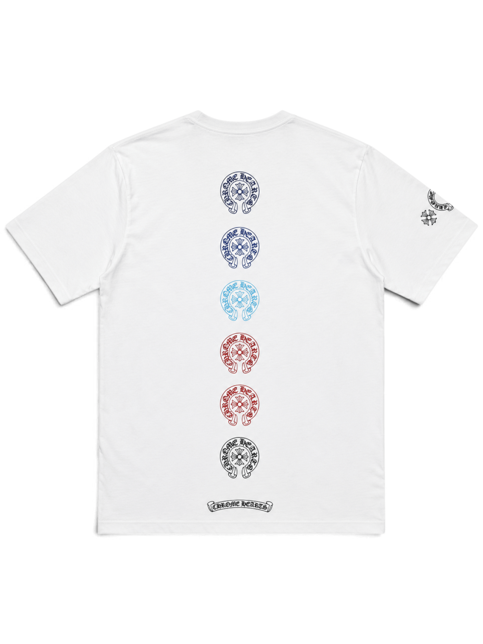 Chrome Hearts USA Gradient Horseshoe T-Shirt white