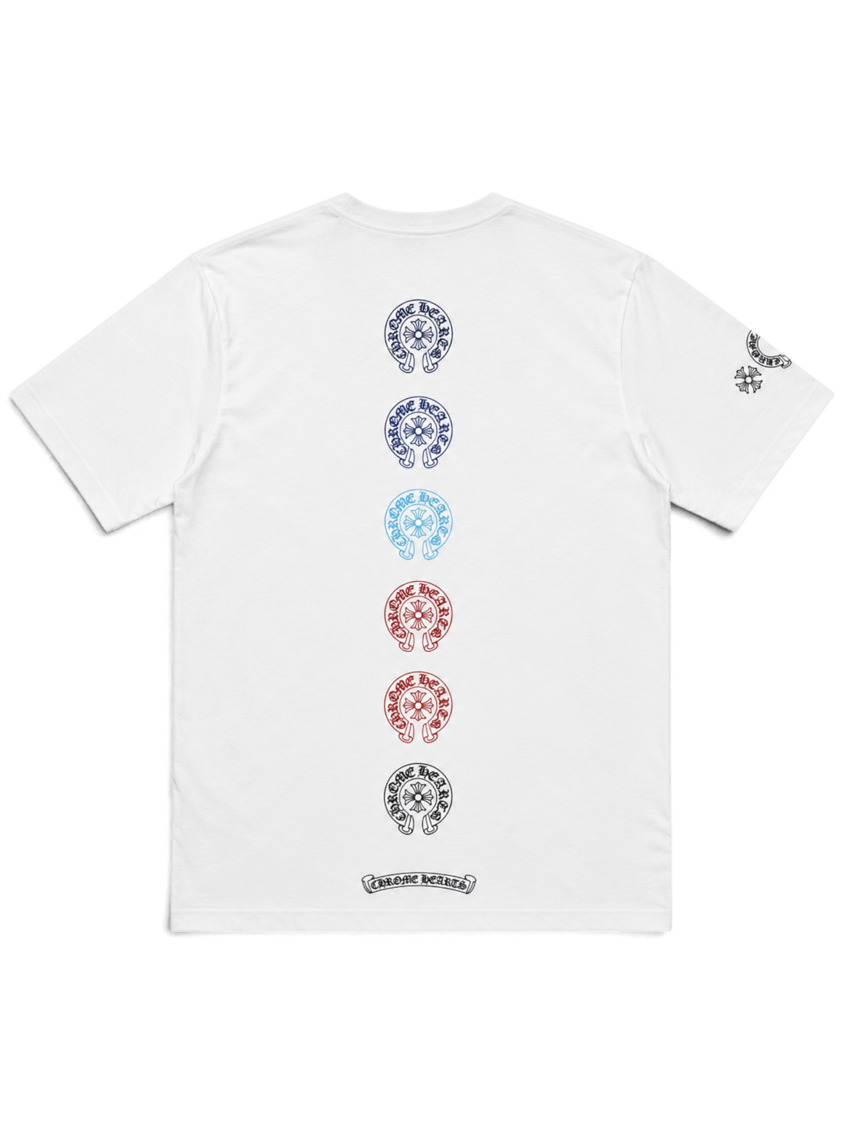 Chrome Hearts USA Gradient Horseshoe T-Shirt white