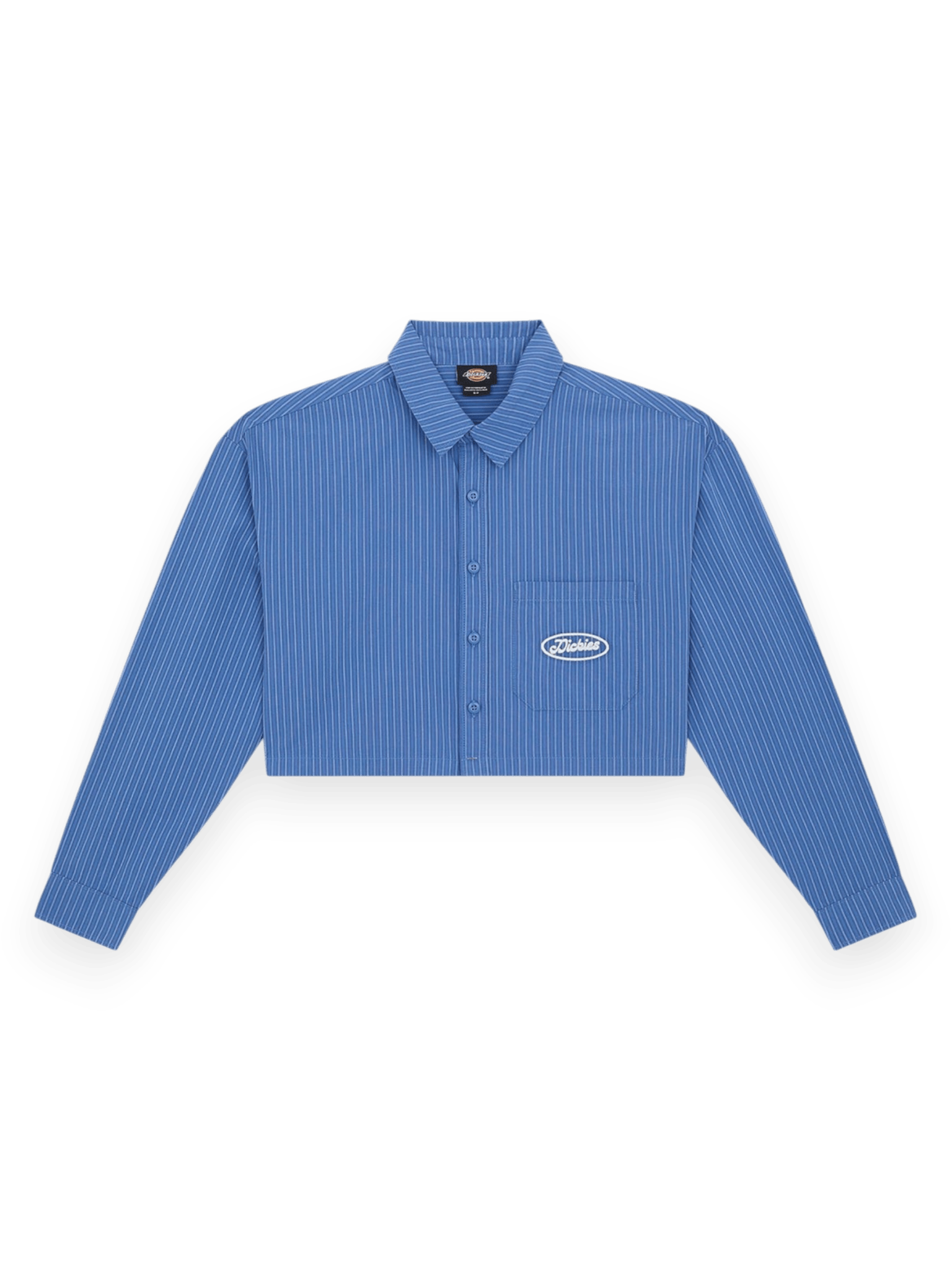 Dickies Shalimar Cropped Shirt Dutch Blue