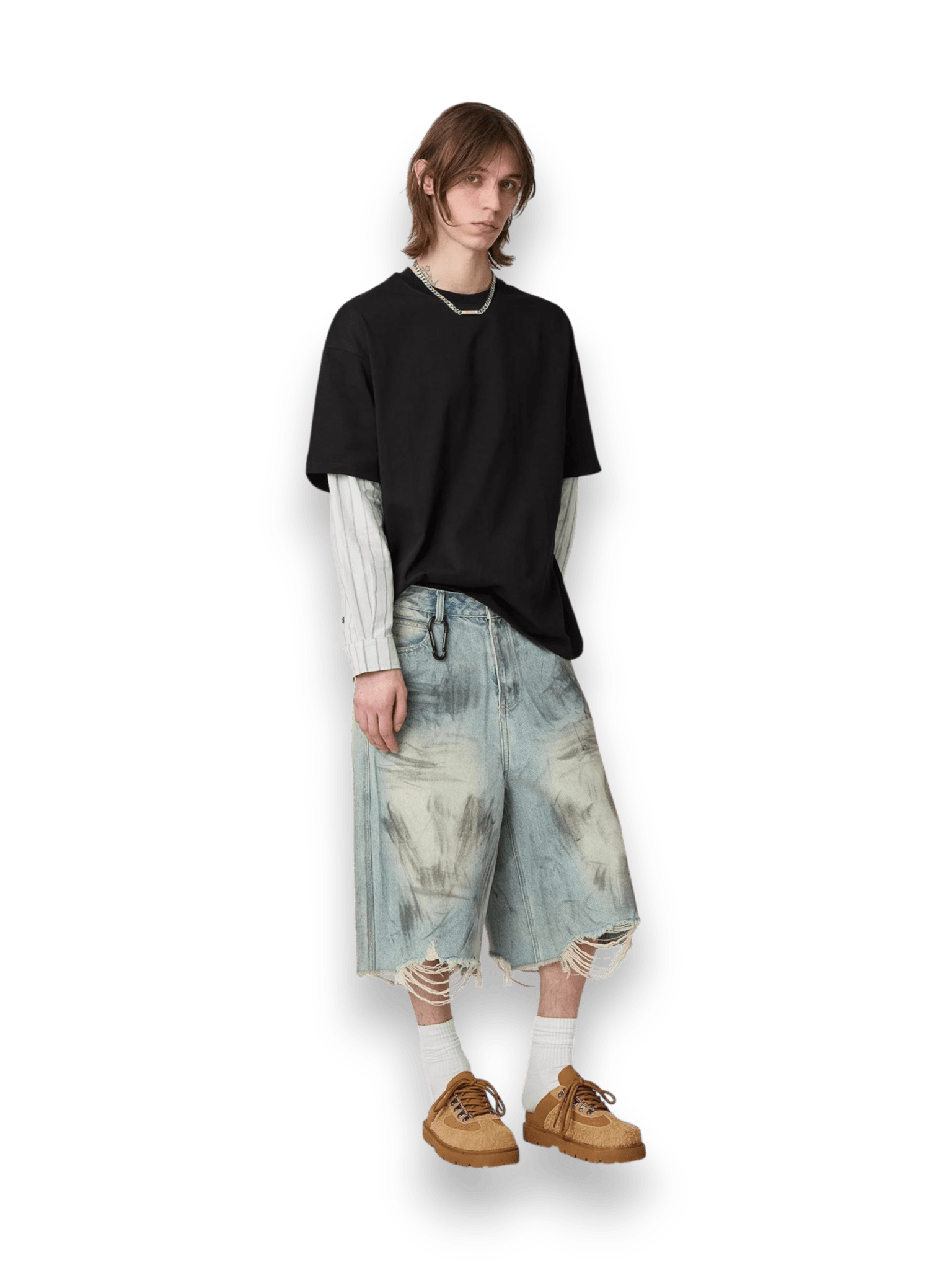 Acupuncture Ocean Front Shorts Rise Wash