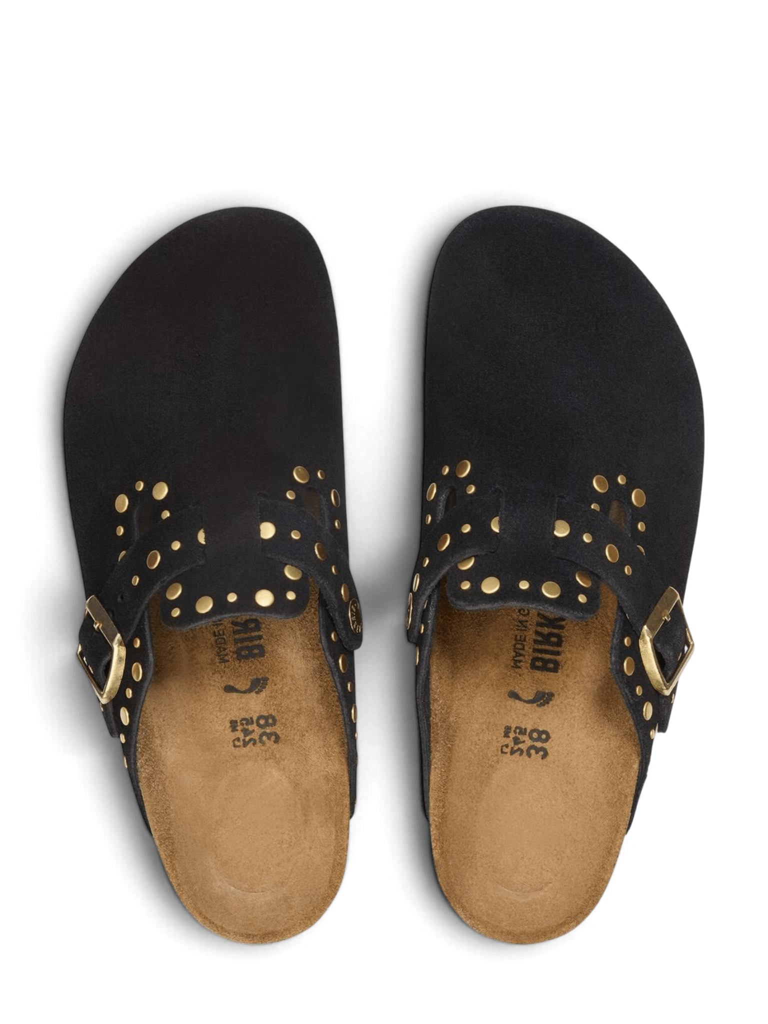 Birkenstock Boston Rivets Black