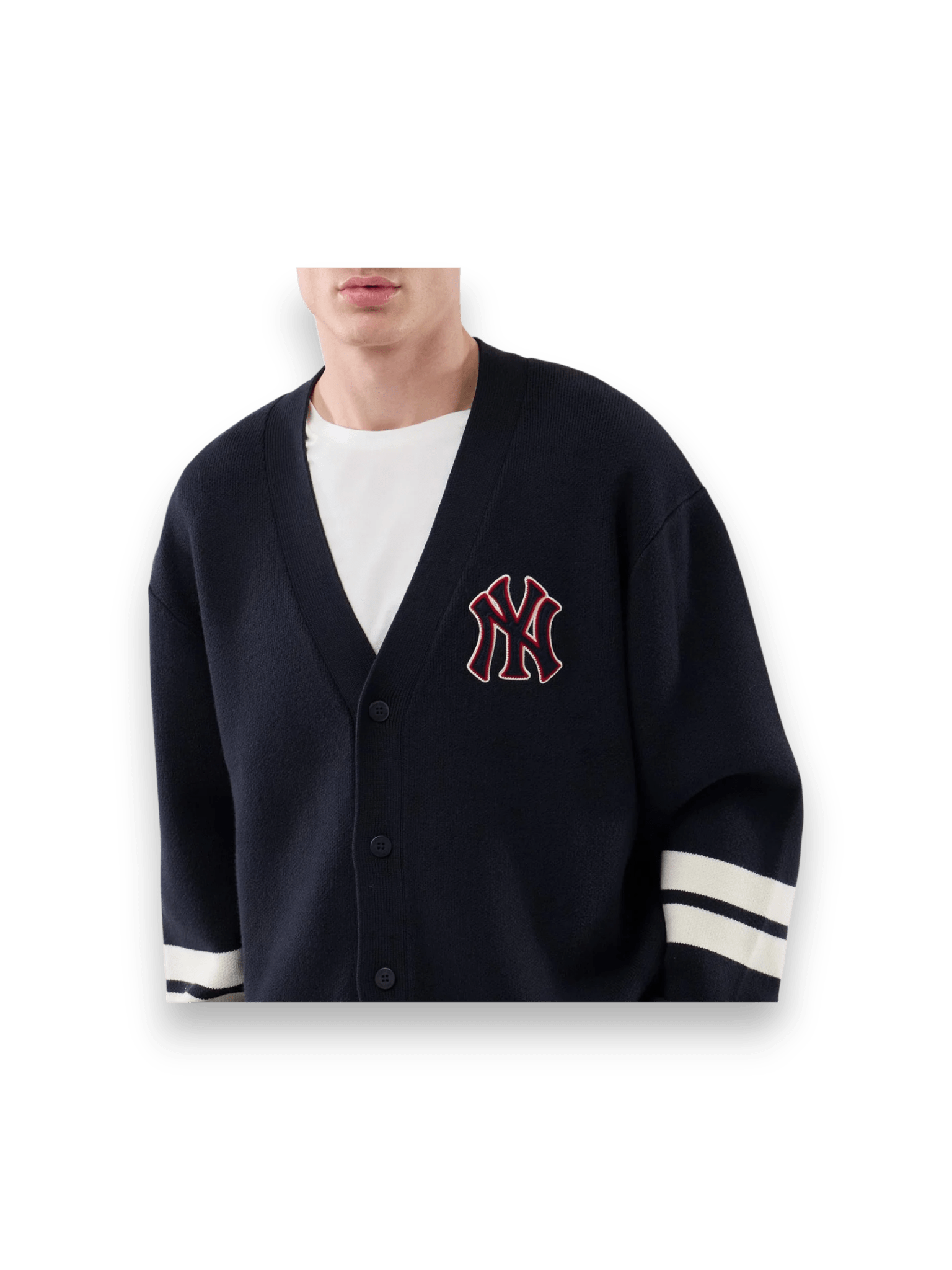 New Era New York Yankees MLB Knit Navy Cardigan