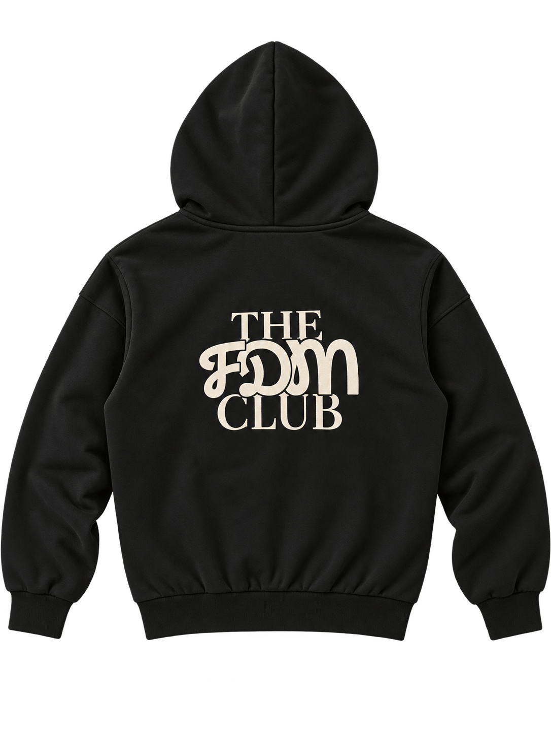 Oblio The FDM Club Zip Hoodie Black