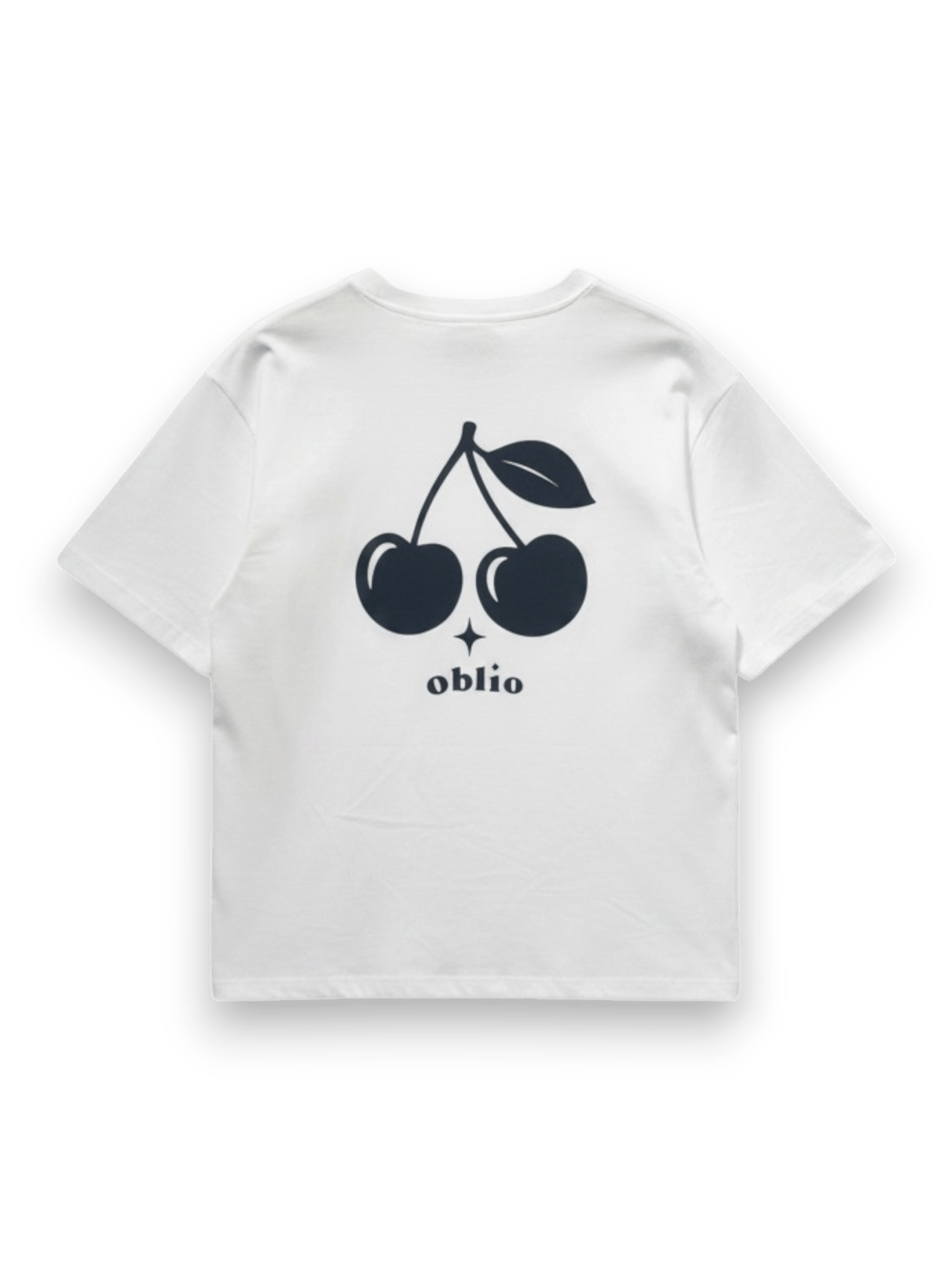 Oblio Cherry Tee Black