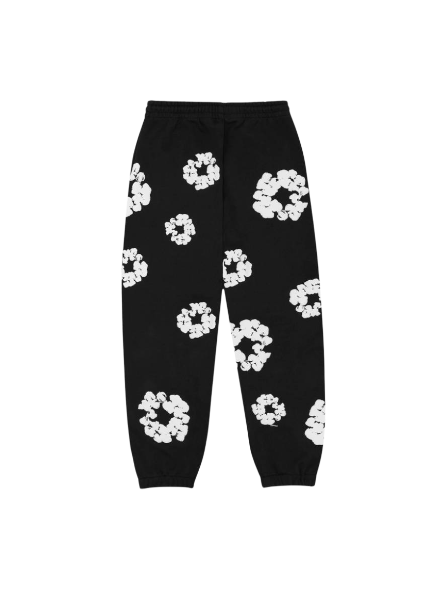 Denim Tears The Cotton Wreath Sweatpants Black