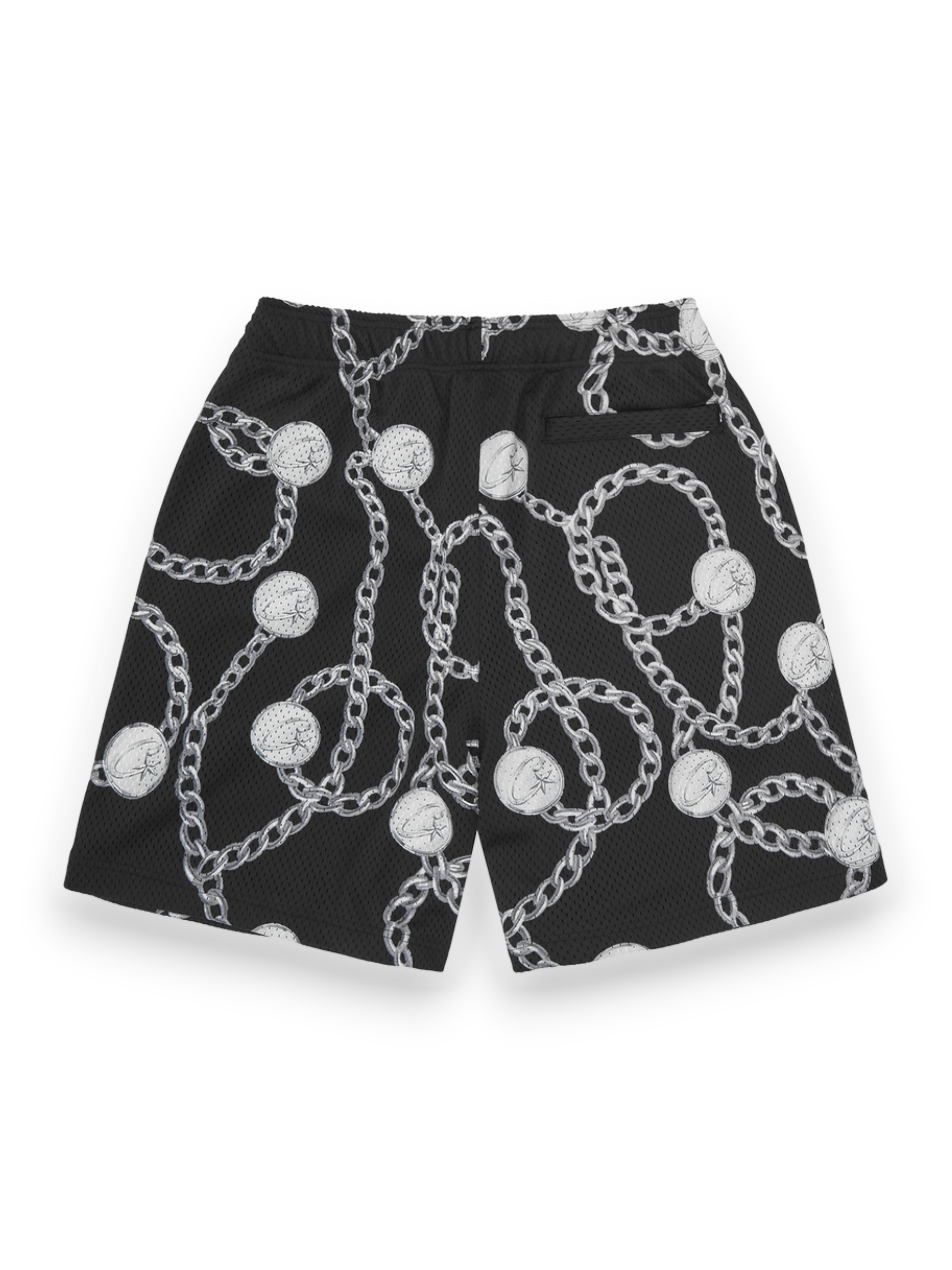 CORTEIZ CHAINS MESH SHORTS BLACK