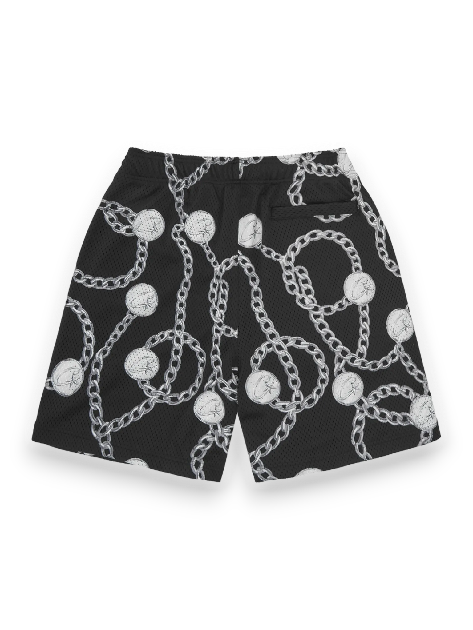CORTEIZ CHAINS MESH SHORTS BLACK