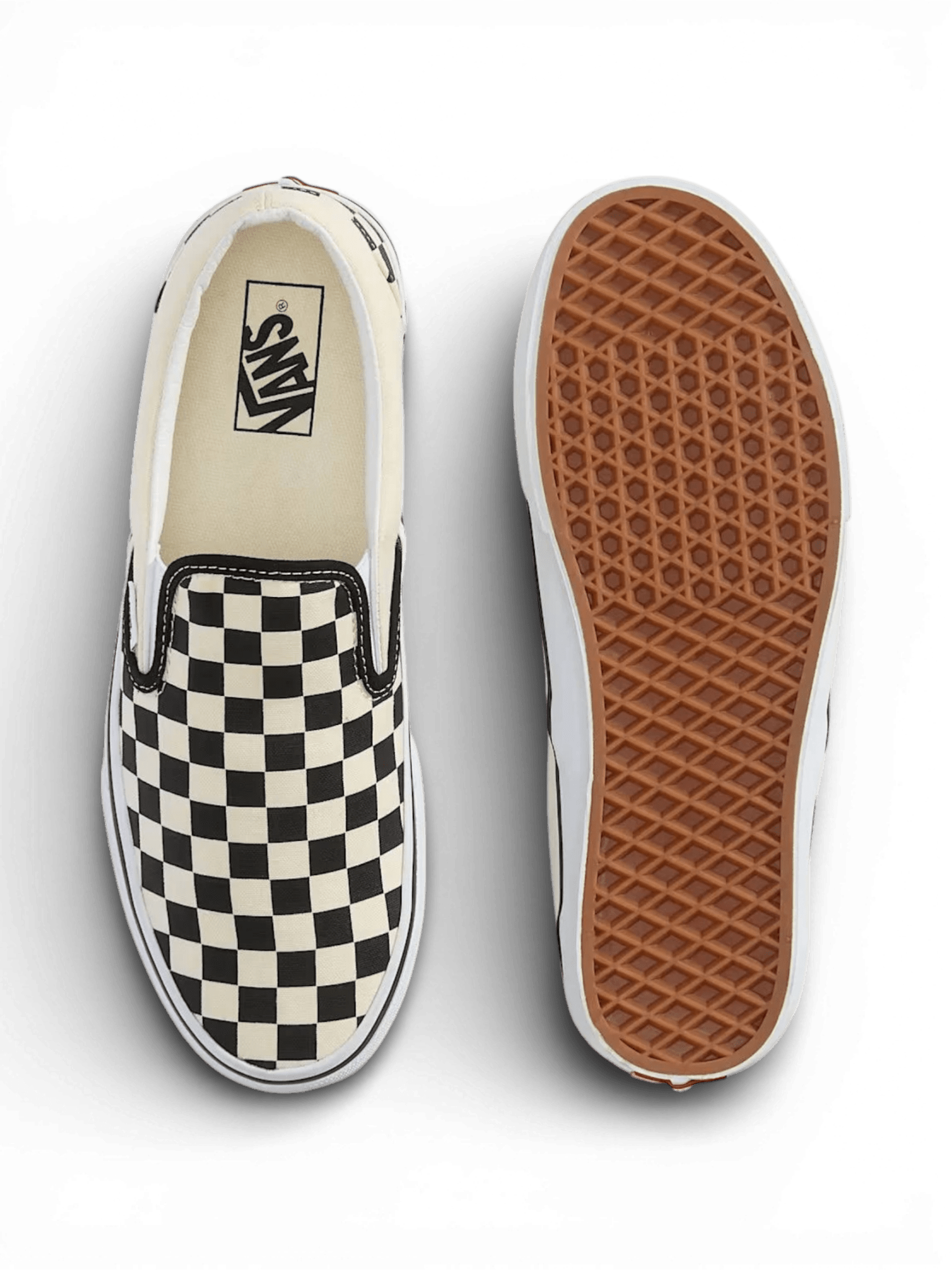 Vans Classic Slip-On Black and White Checkerboard