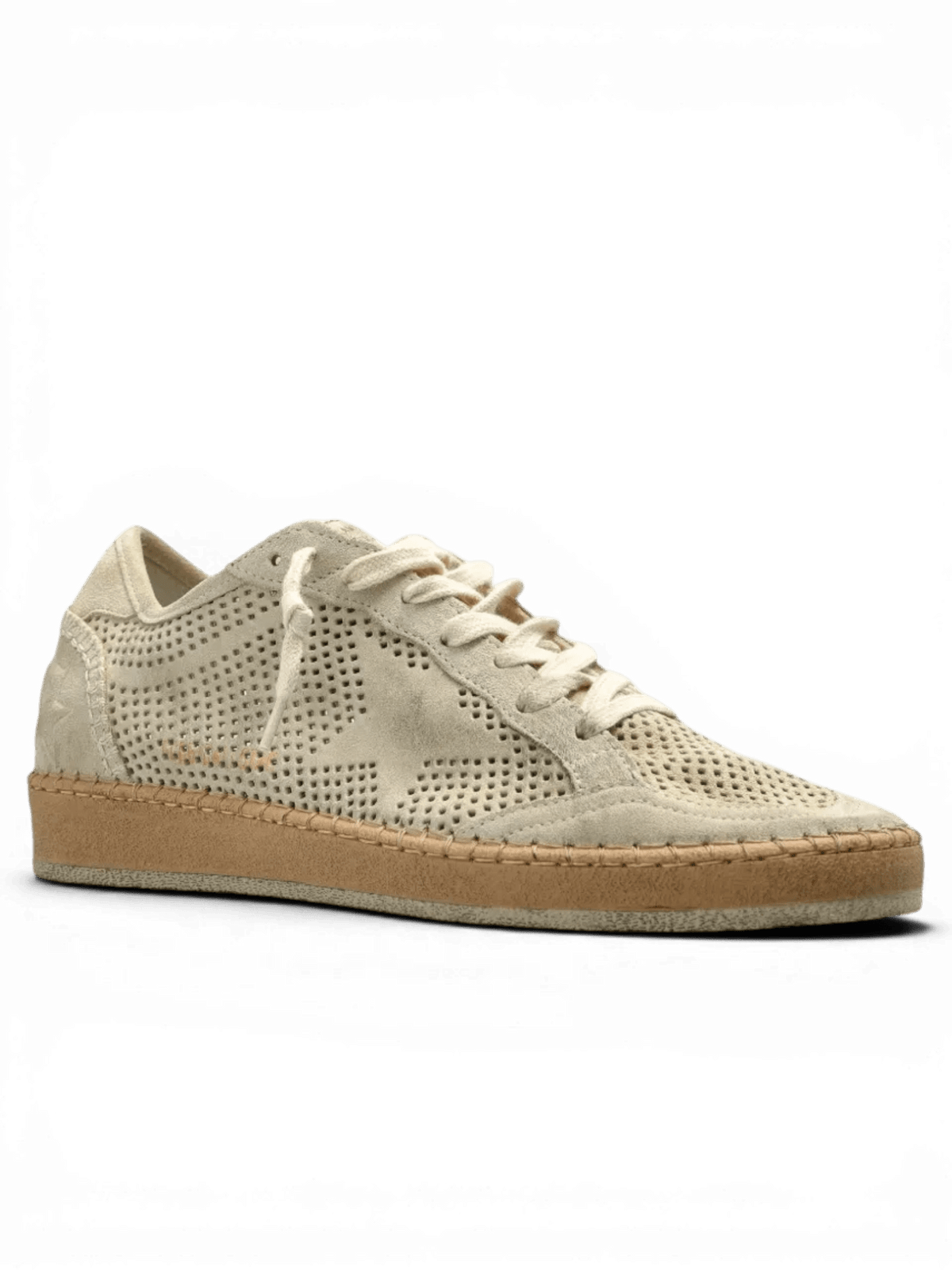 Golden Goose Ball Star Sneakers traforate Beige