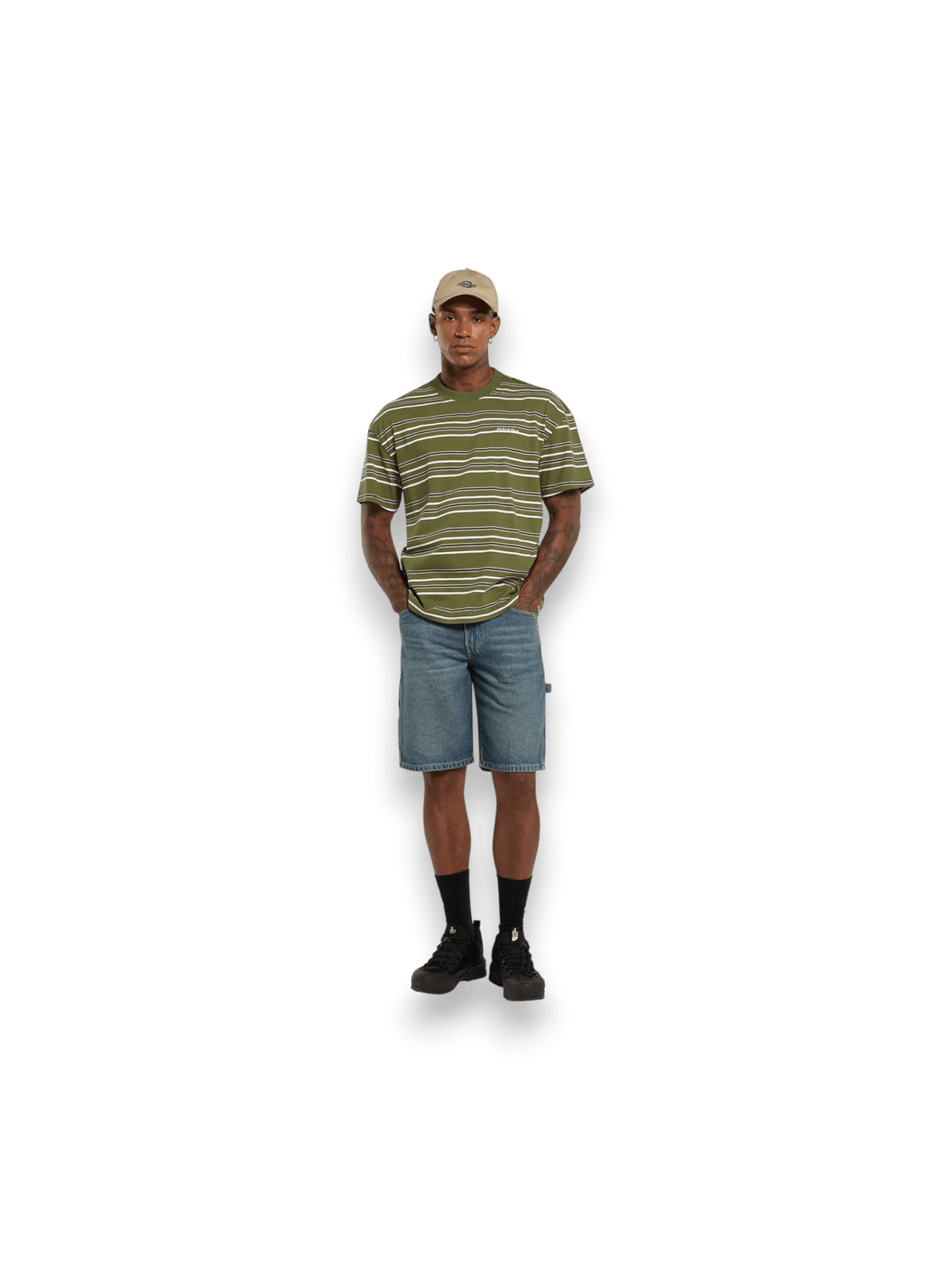 Dickies Shorts carpenter 993 11-Inch in denim khaki