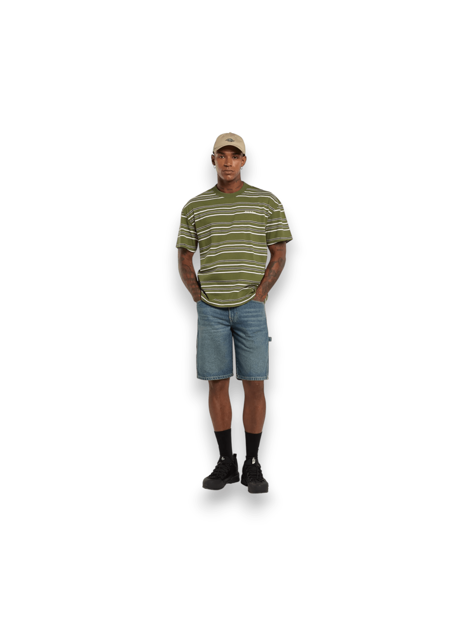 Dickies Shorts carpenter 993 11-Inch in denim khaki