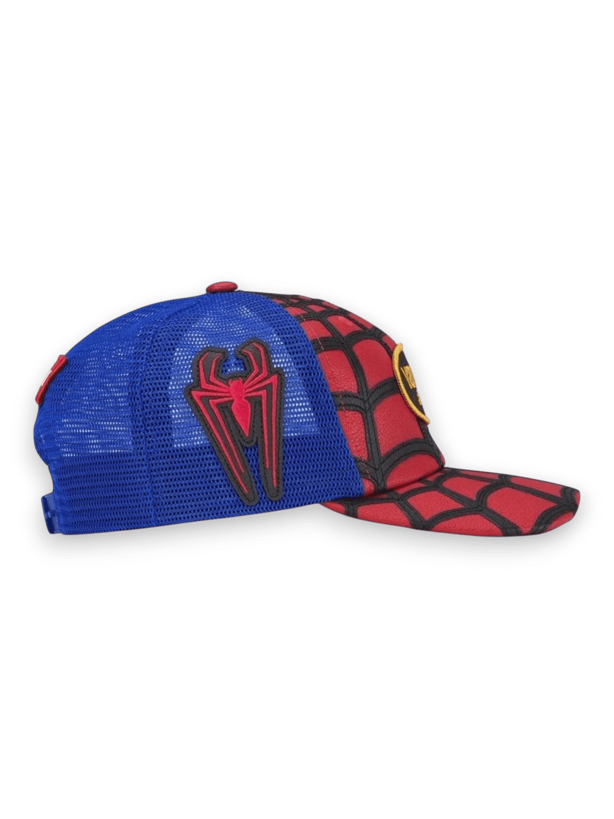 Supreme Vanson Leathers Spider-Man Mesh Back 6-Panel Hat Red