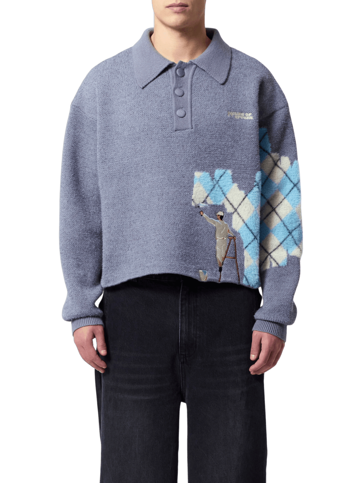 House Of Errors Knitted Wall Painter Rugby Grey