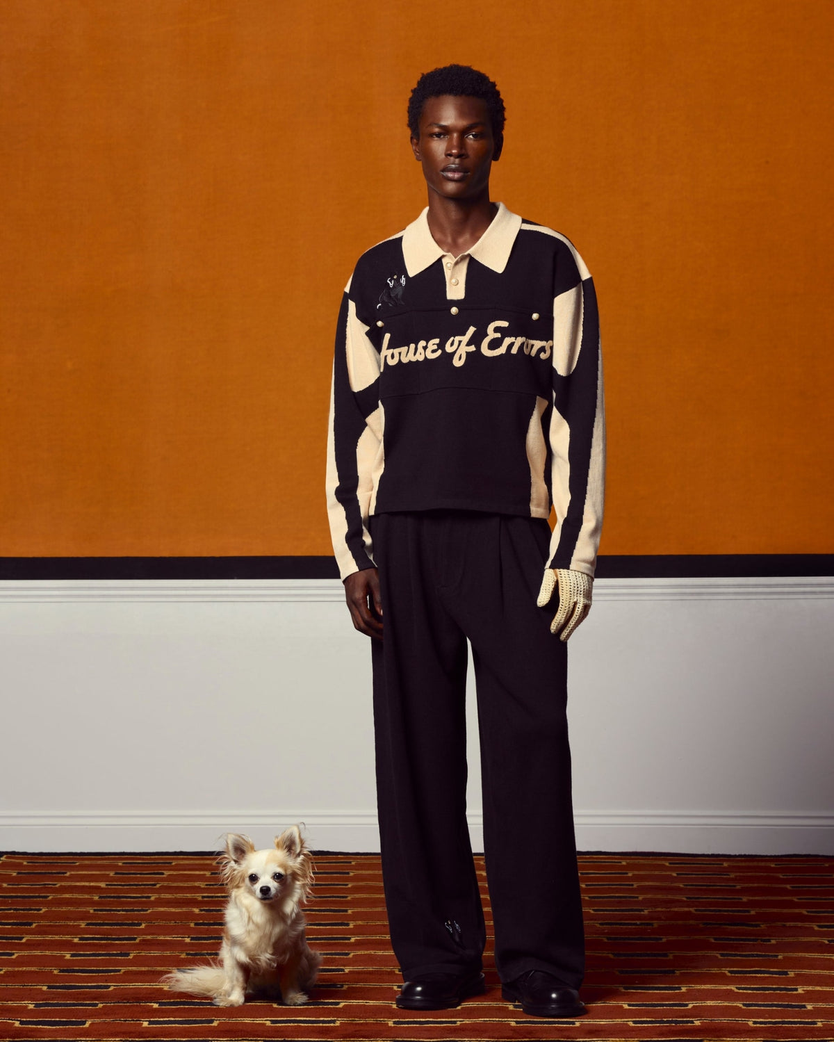 House Of Errors Knitted Cat Burglar Trousers