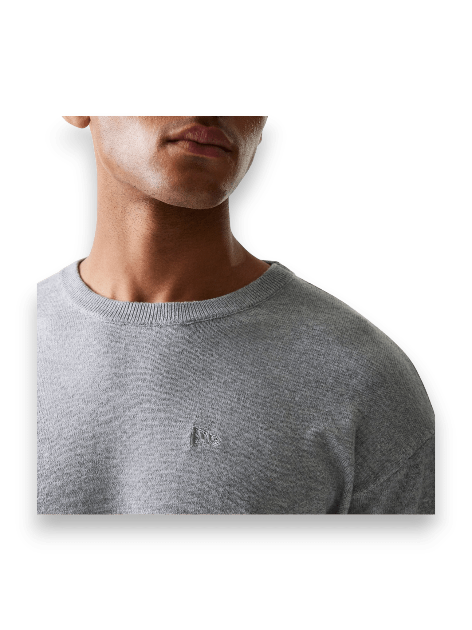 New Era Essential Flag Grey Knitted Sweater