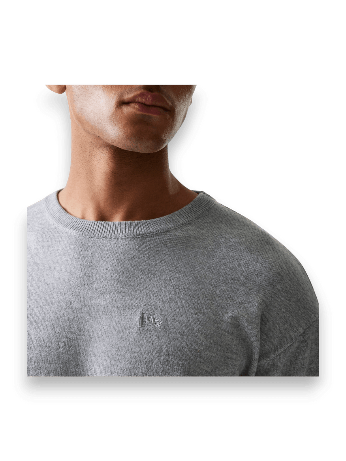 New Era Essential Flag Grey Knitted Sweater