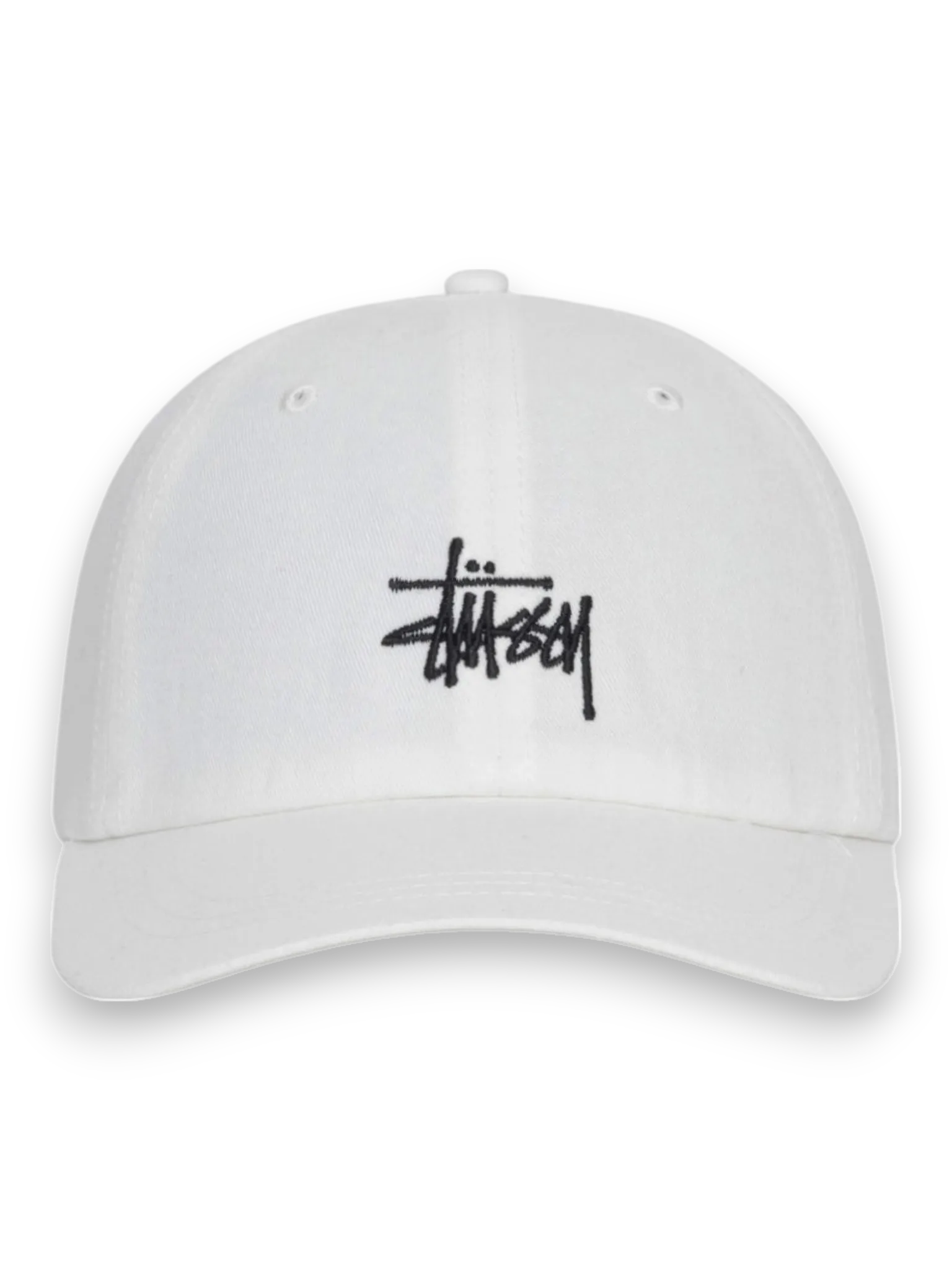 STUSSY BASIC HAT WHITE