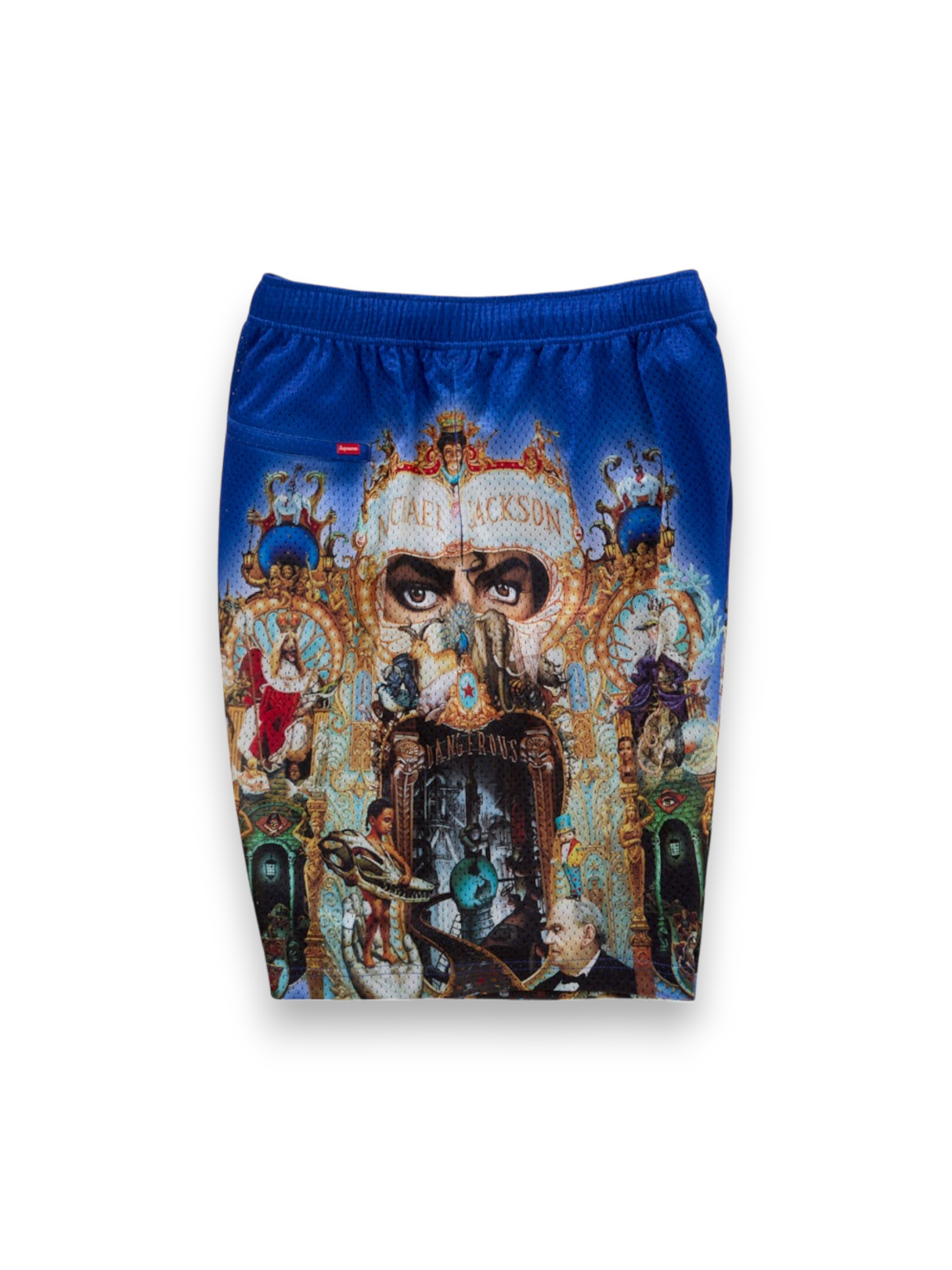 Supreme Michael Jackson Dangerous Mesh Short Royal