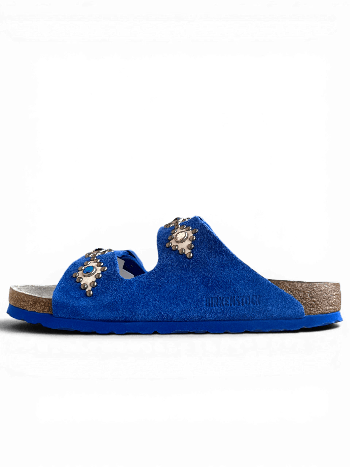 HTC x BIRKENSTOCK Arizona Los Angeles Suede Rhombus Blue