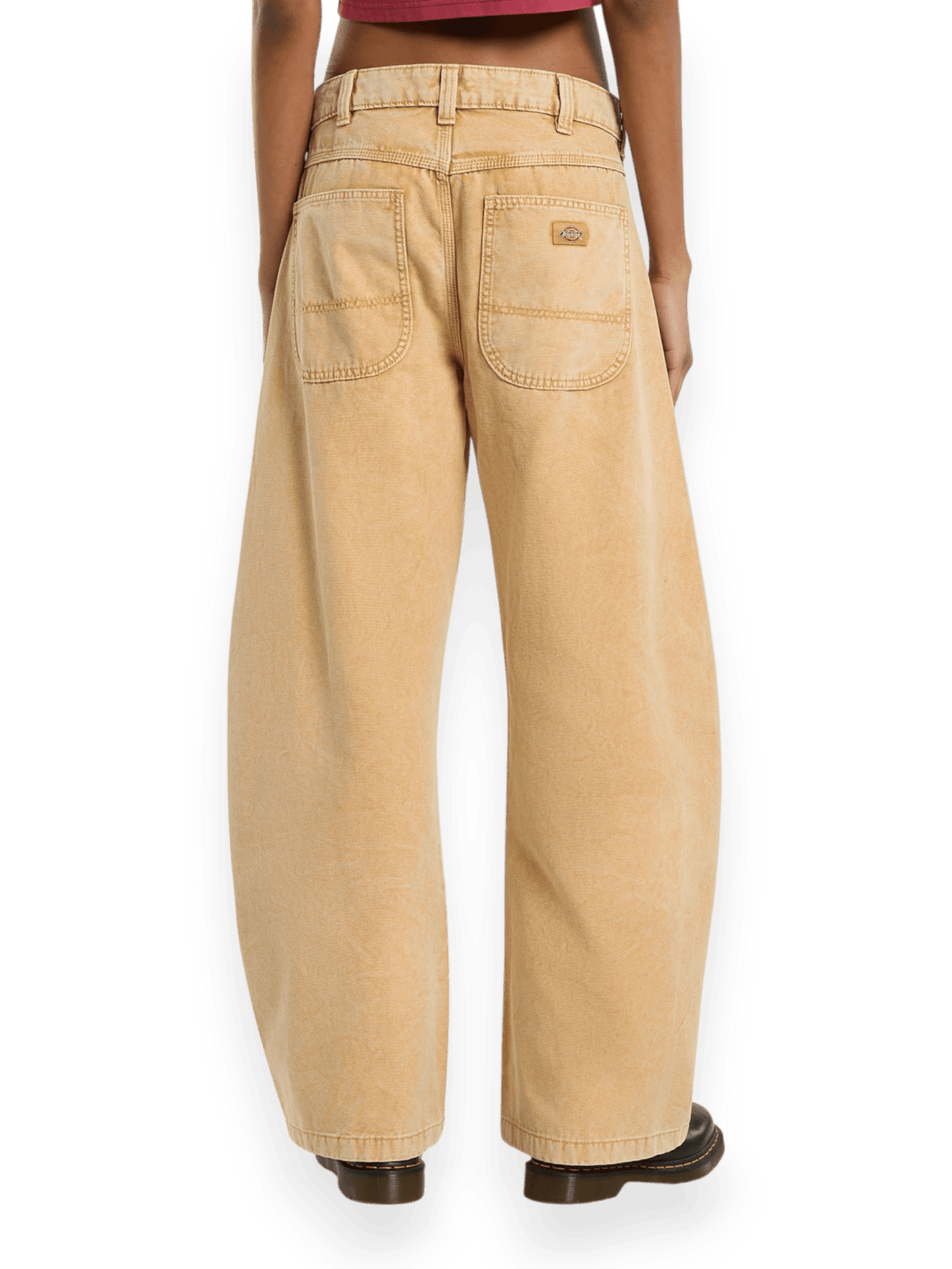 Dickies Imlay Low Waist Barrel Canvas Pant Beige